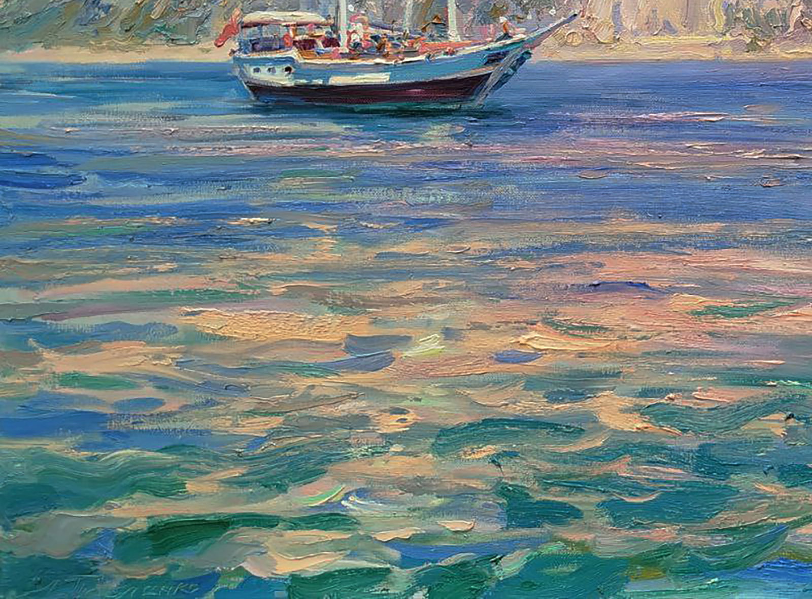 Oil painting Near the sunny beach Leonid Pavlenko - 3