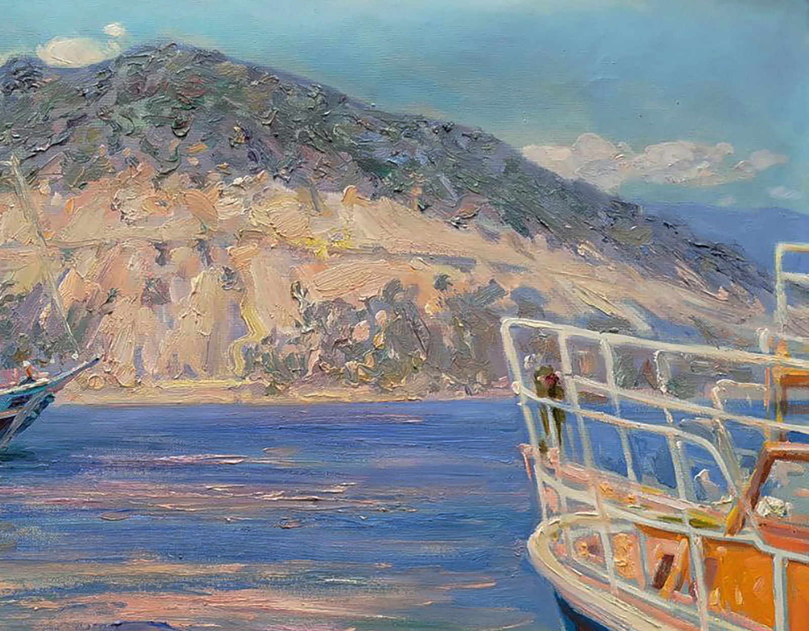 Oil painting Near the sunny beach Leonid Pavlenko - 5