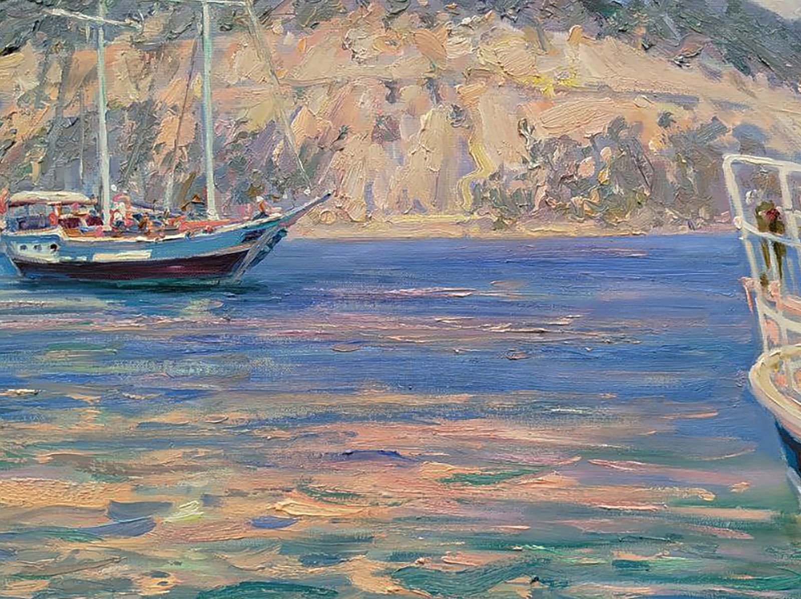 Oil painting Near the sunny beach Leonid Pavlenko - 6