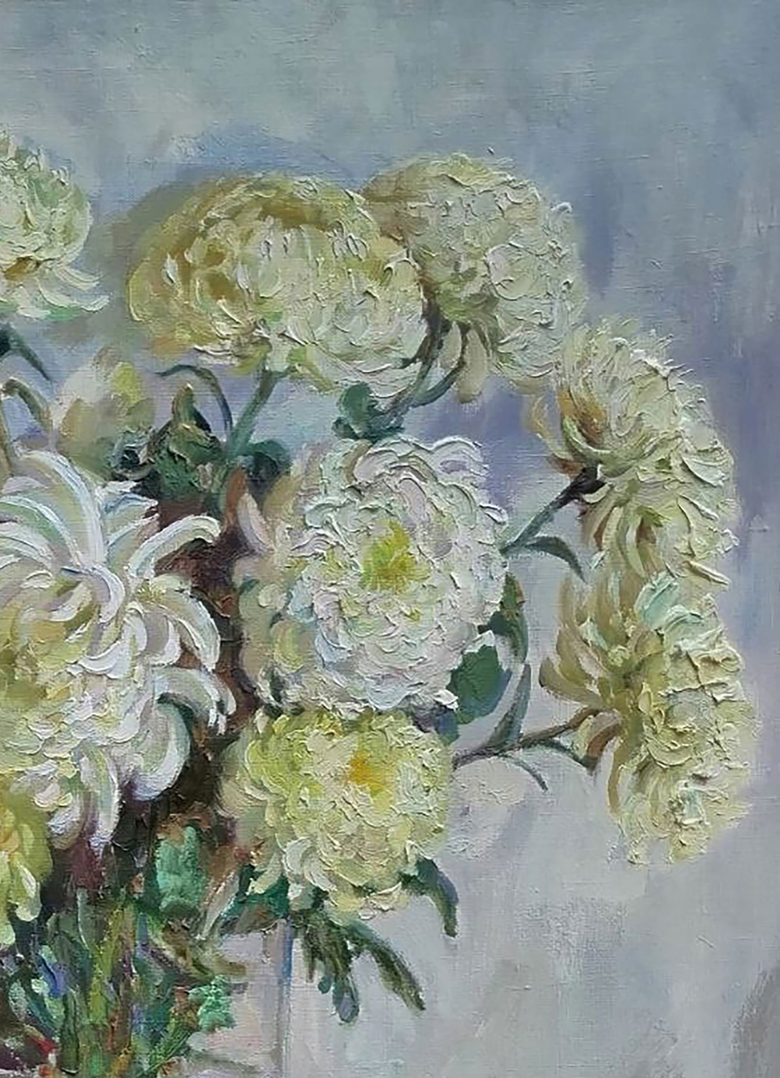 Oil painting Pears with flowers Leonid Pavlenko - 5