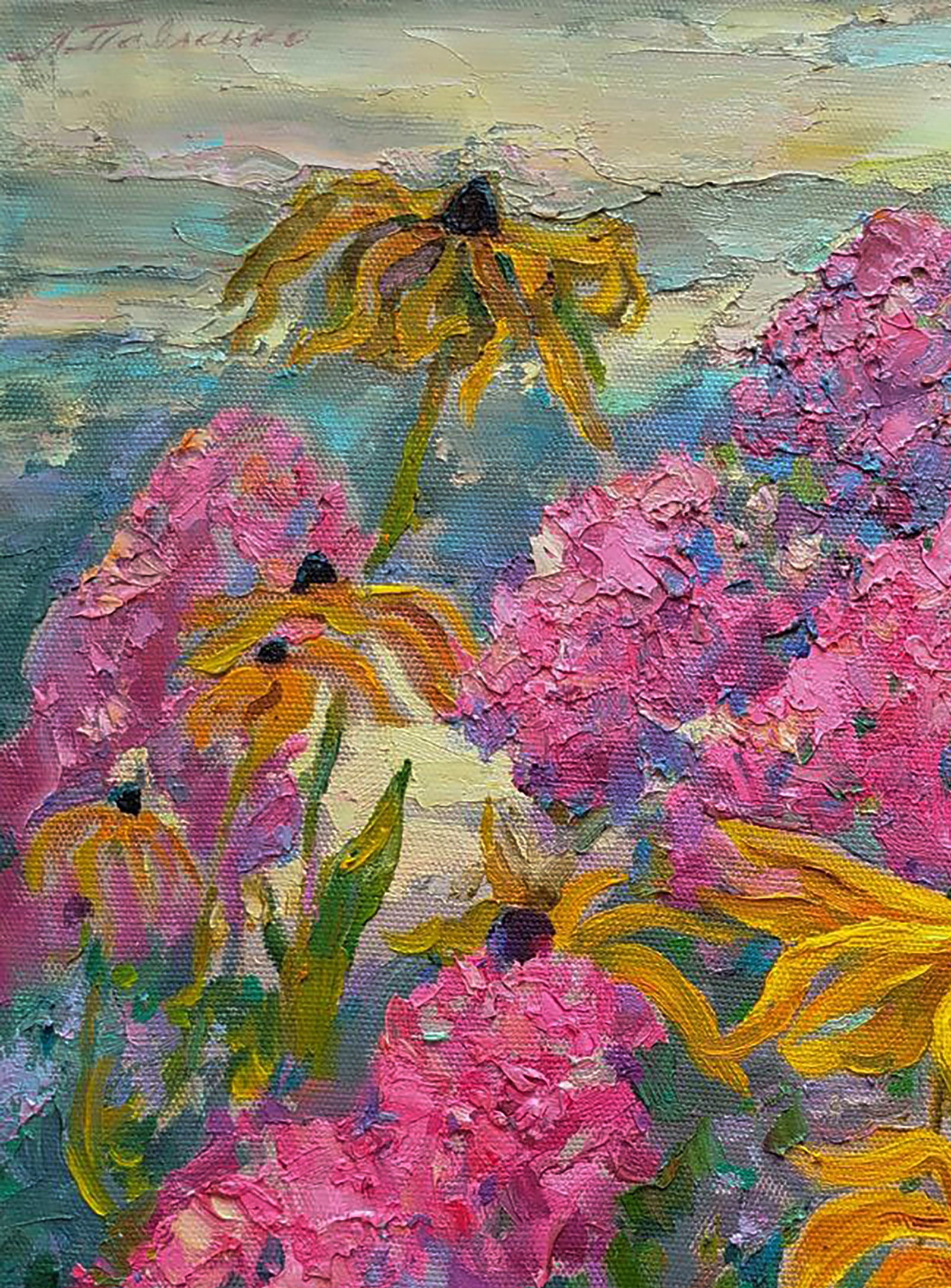 Oil painting The color of summer Leonid Pavlenko - 4