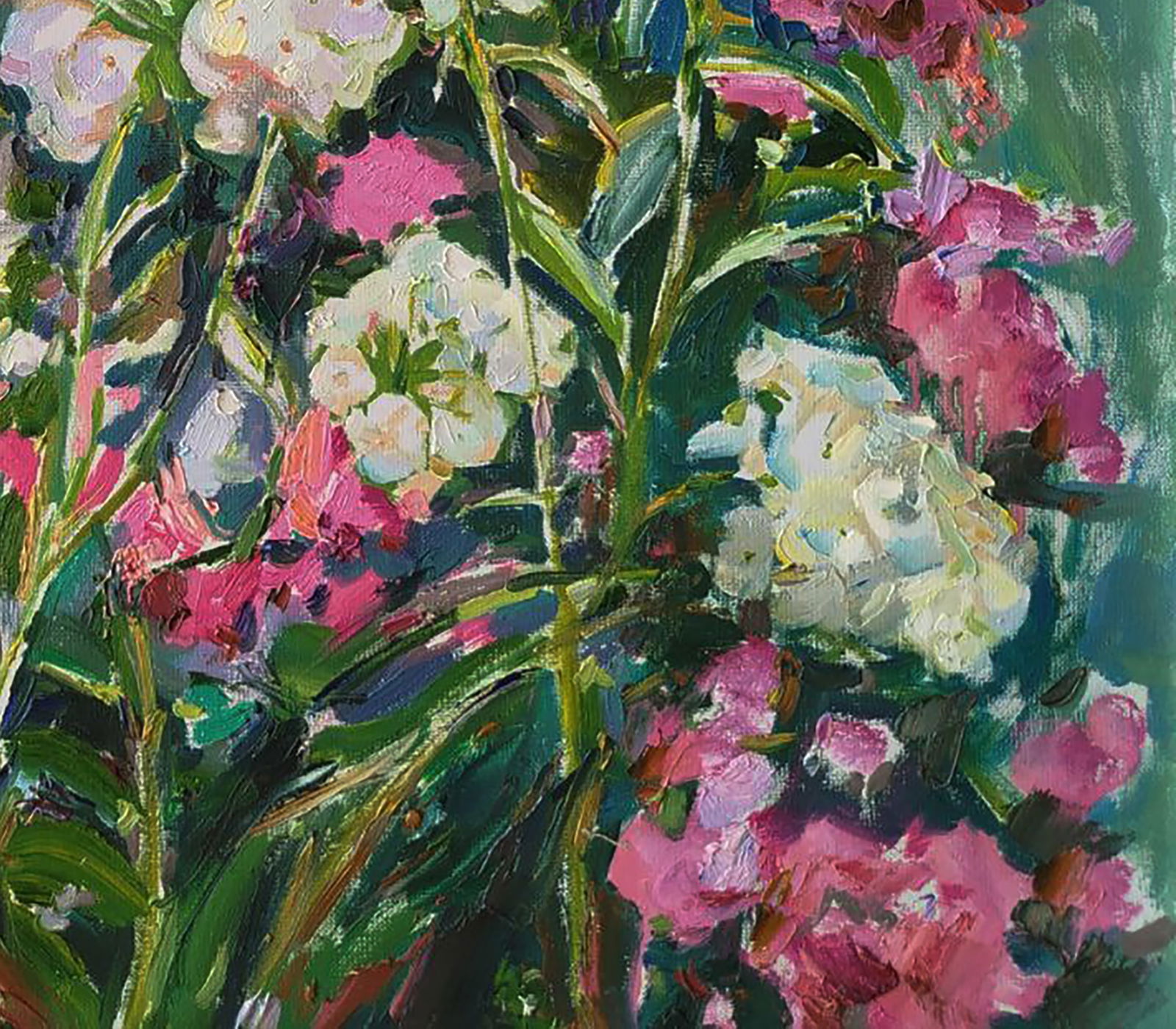 Oil painting Flowers of July Leonid Pavlenko - 2