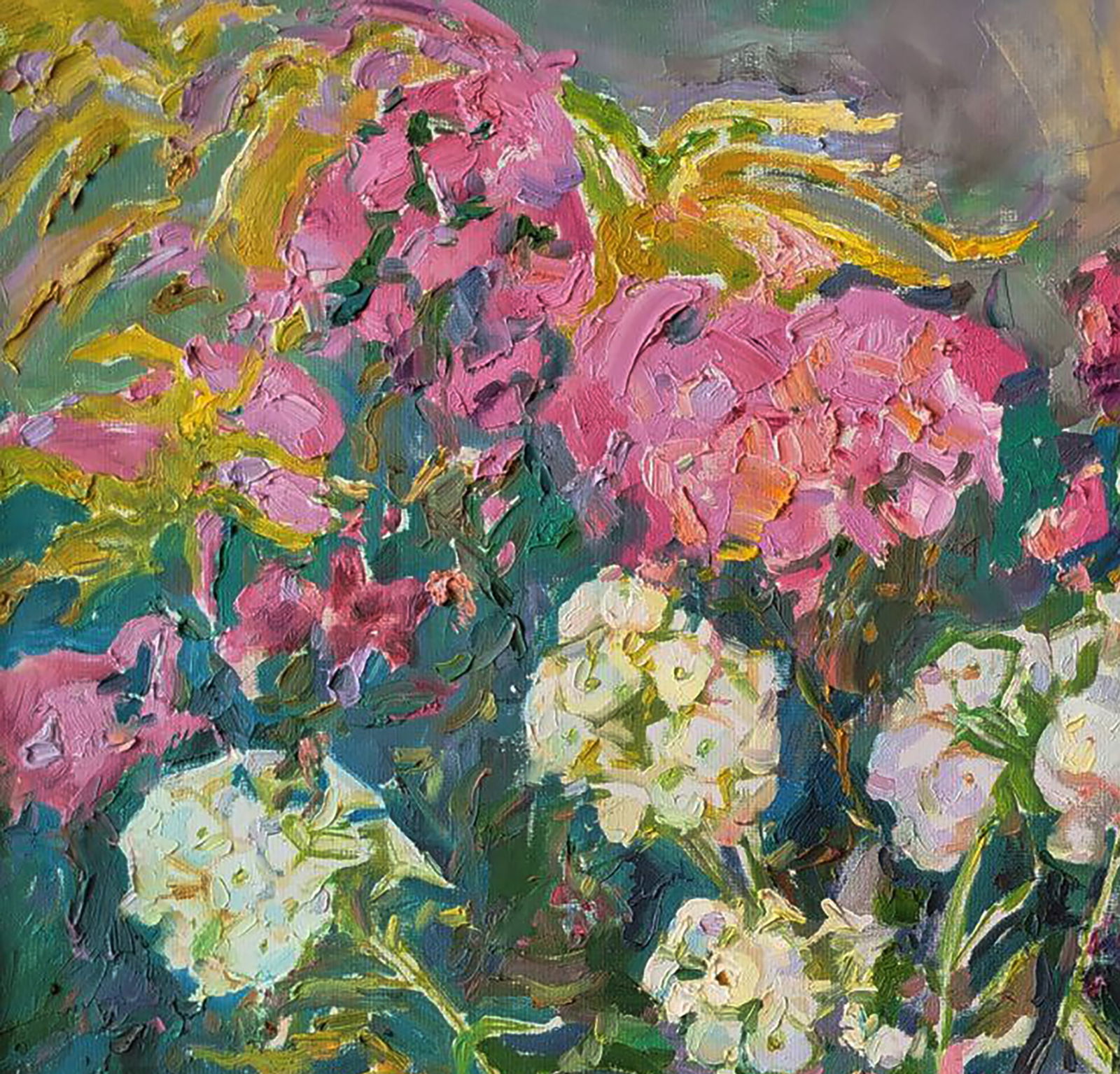 Oil painting Flowers of July Leonid Pavlenko - 4