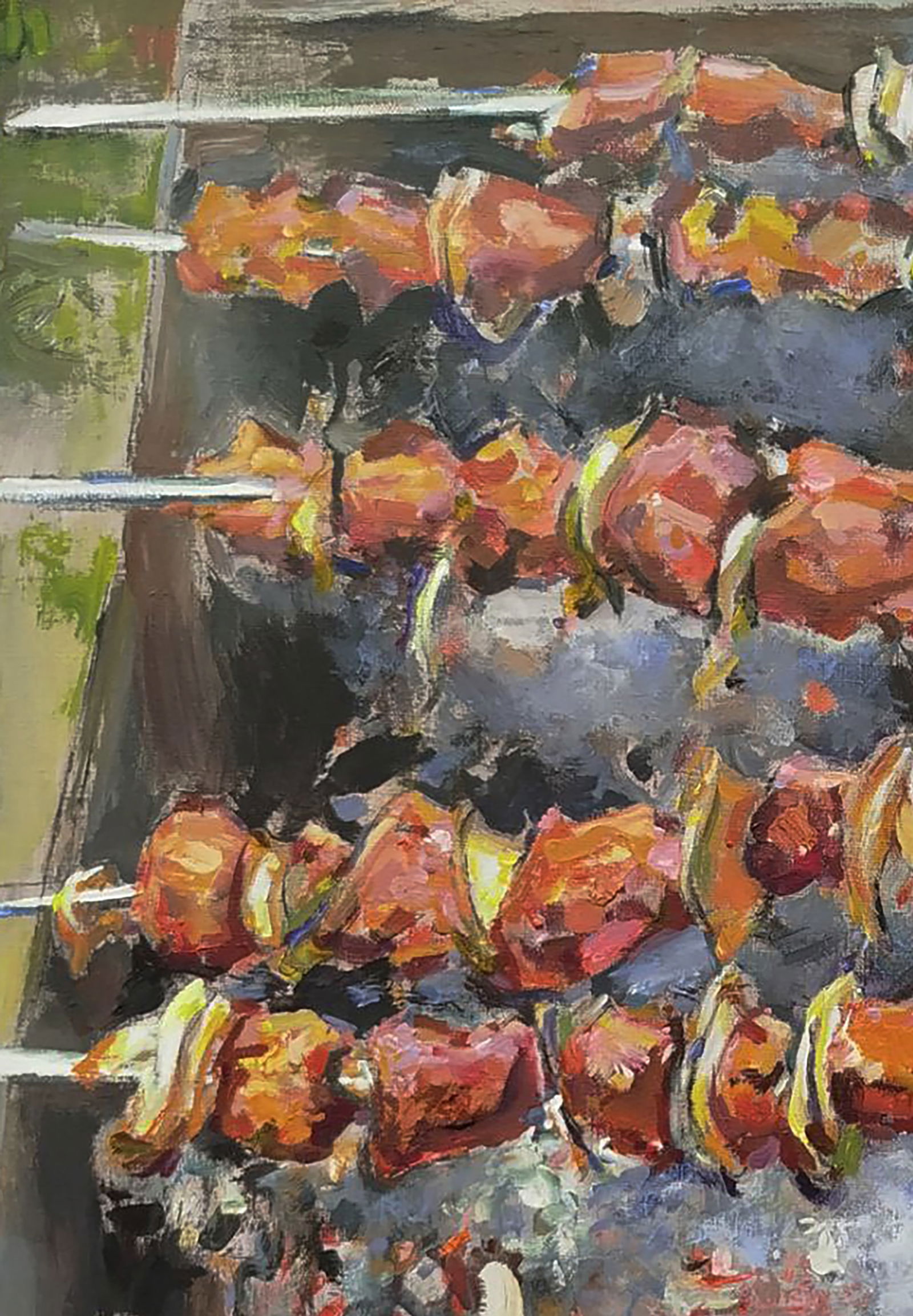 Oil painting Cooking meat Leonid Pavlenko - 4