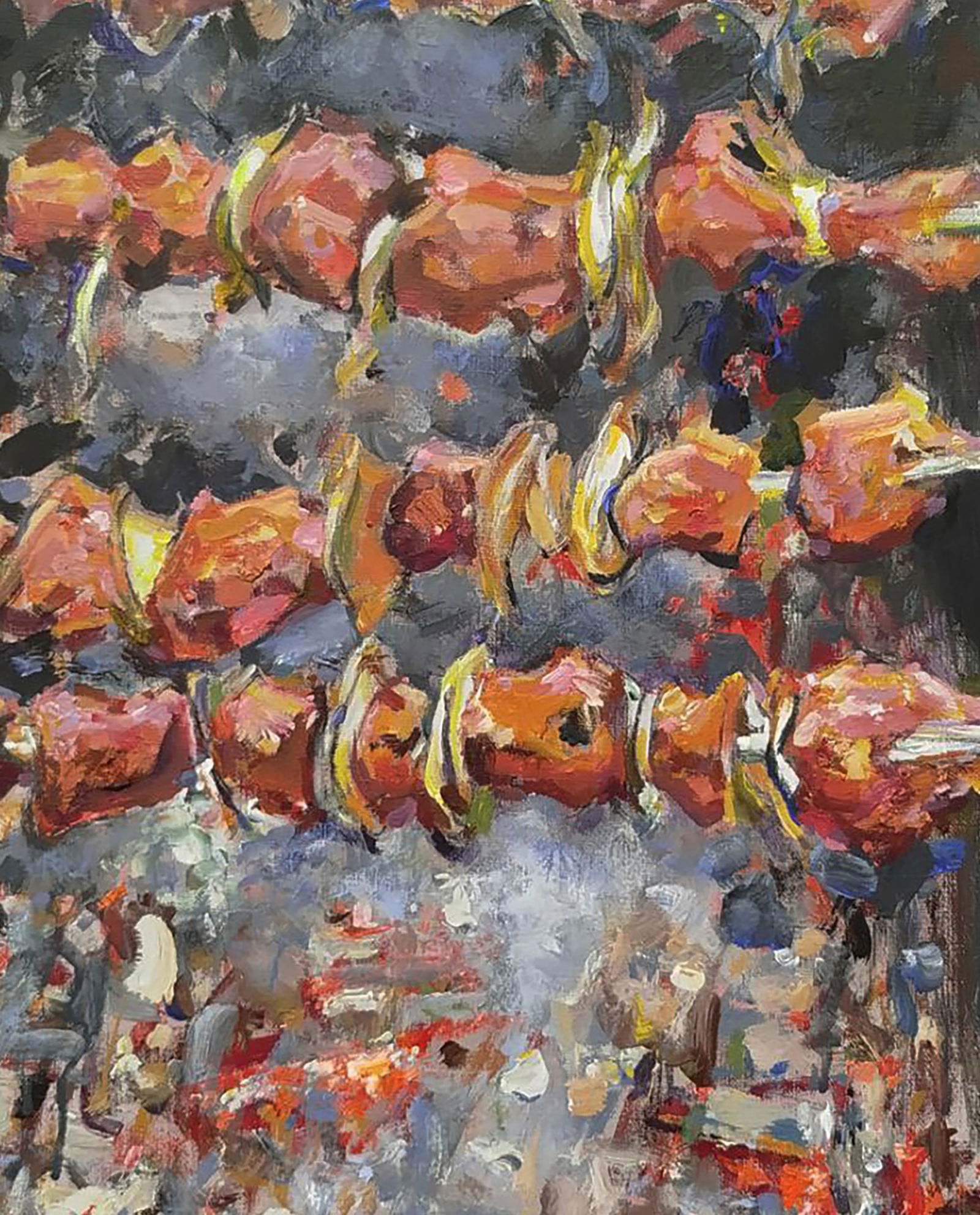 Oil painting Cooking meat Leonid Pavlenko - 6