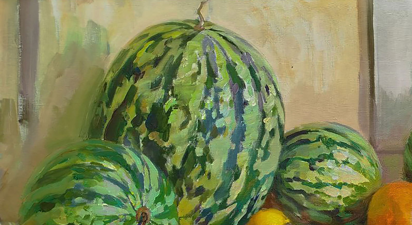 Oil painting Table of watermelons Leonid Pavlenko - 4