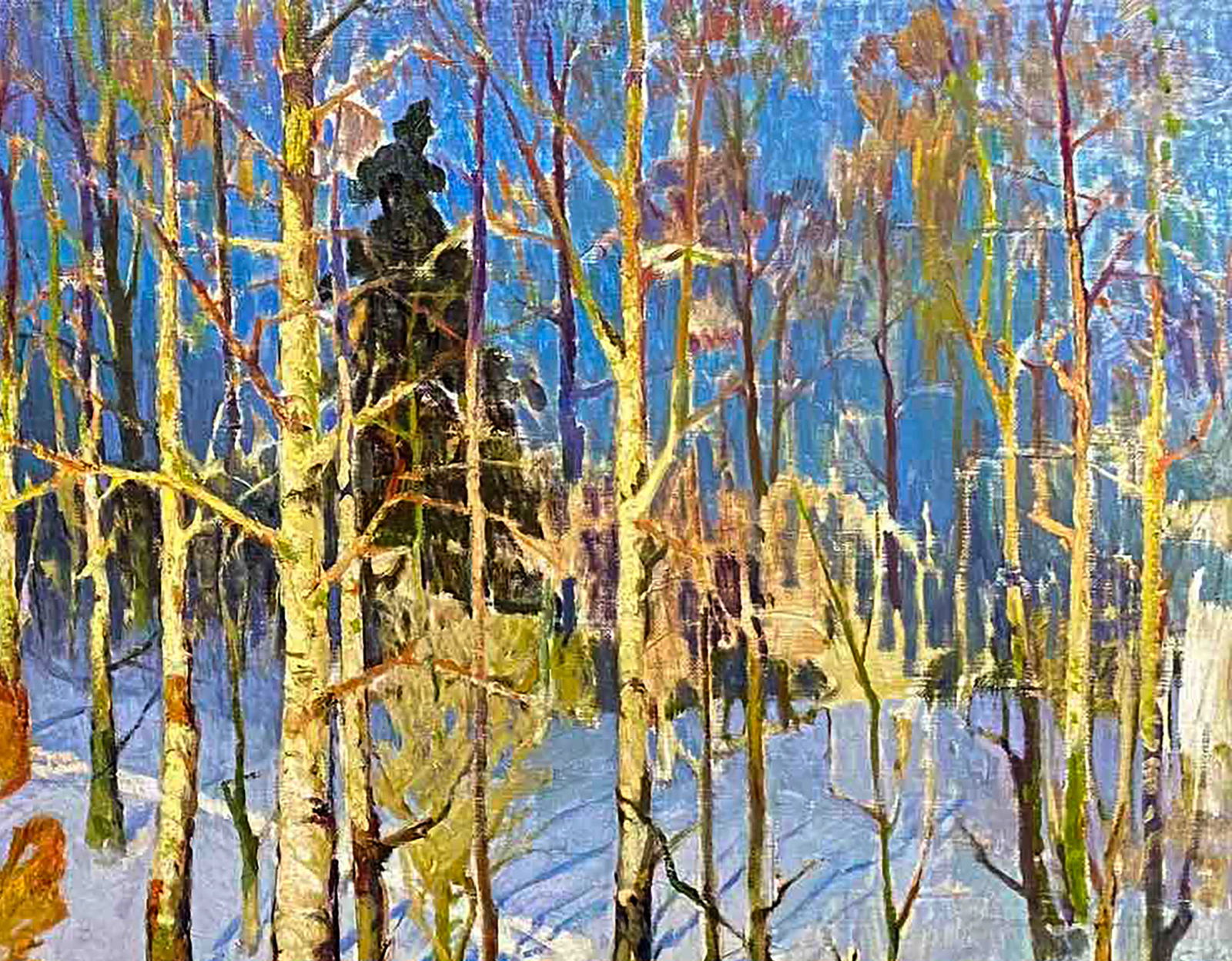 Oil painting March Andrey Serbutovsky - 3