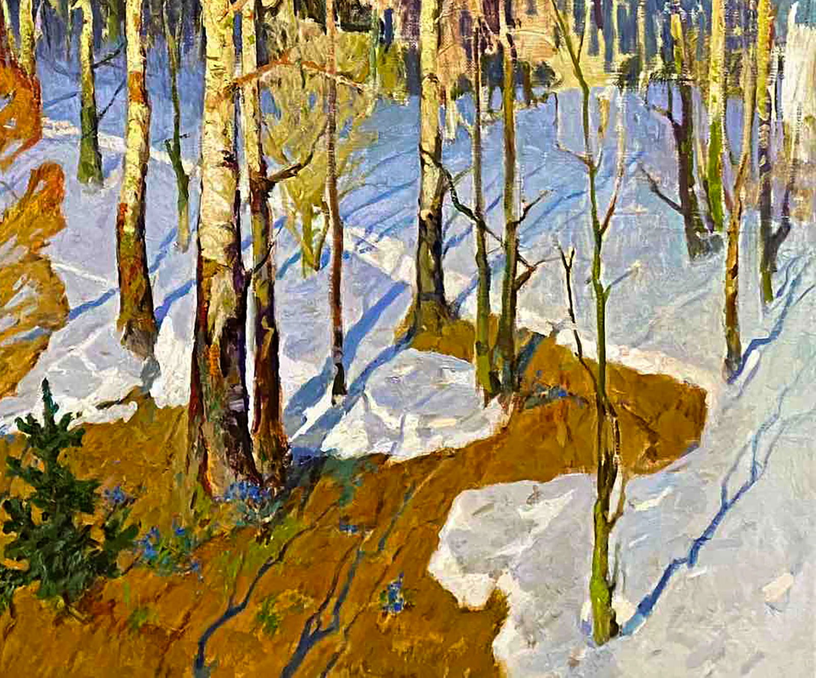 Oil painting March Andrey Serbutovsky - 5