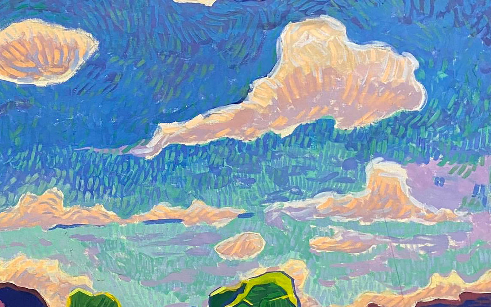 Oil painting Summer day Dmitry Chvala - 3