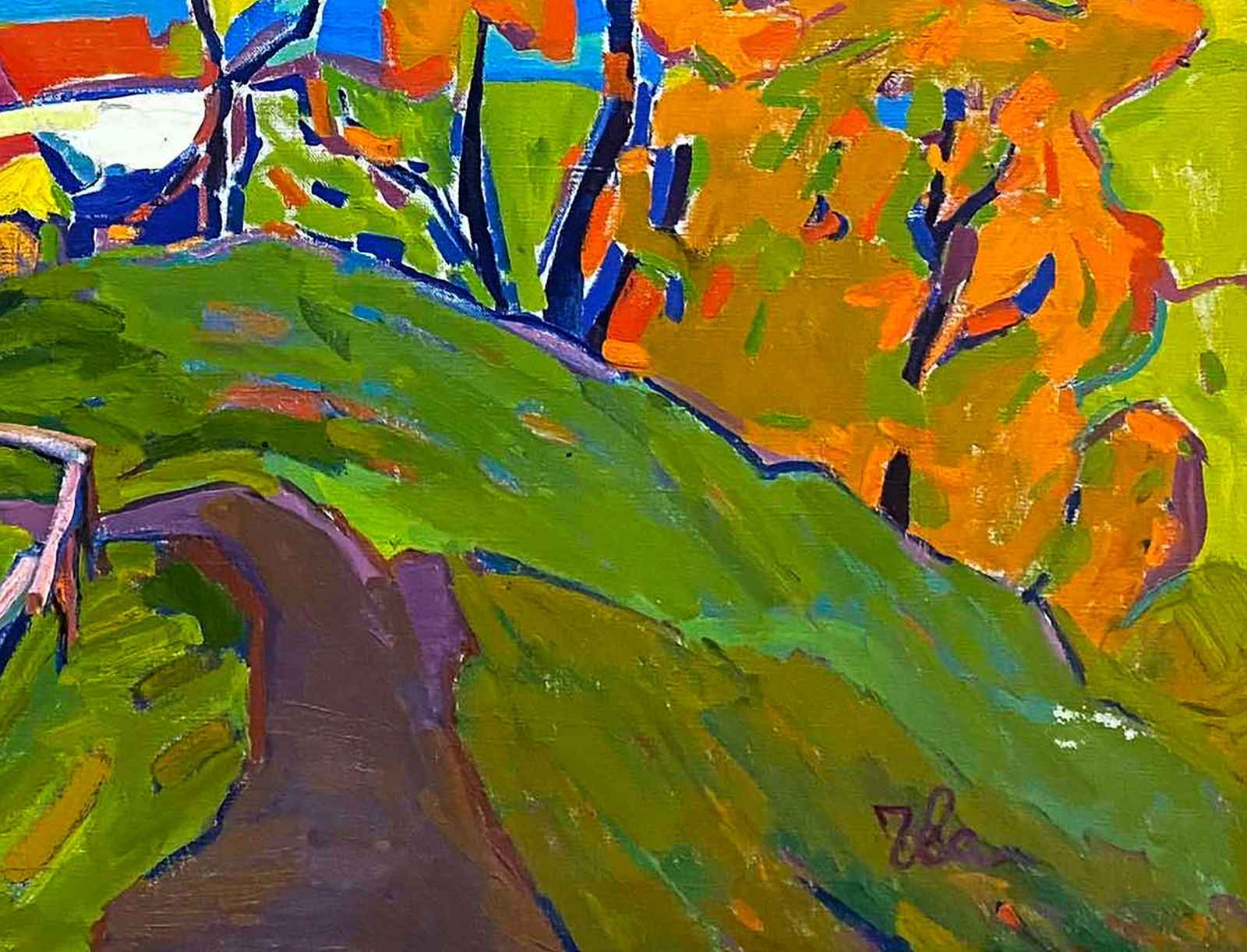 Oil painting Autumn symphony Dmitry Chvala - 5