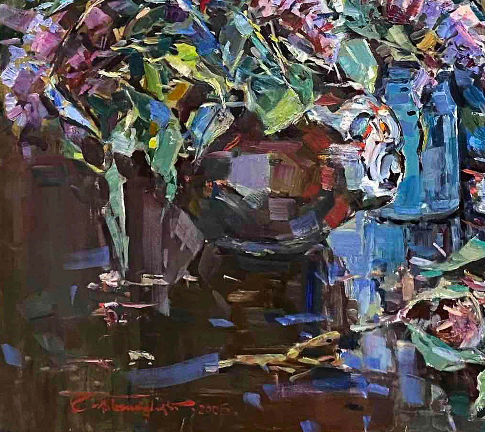 Oil painting Lilac extravaganza Viktor Brikulets - 4