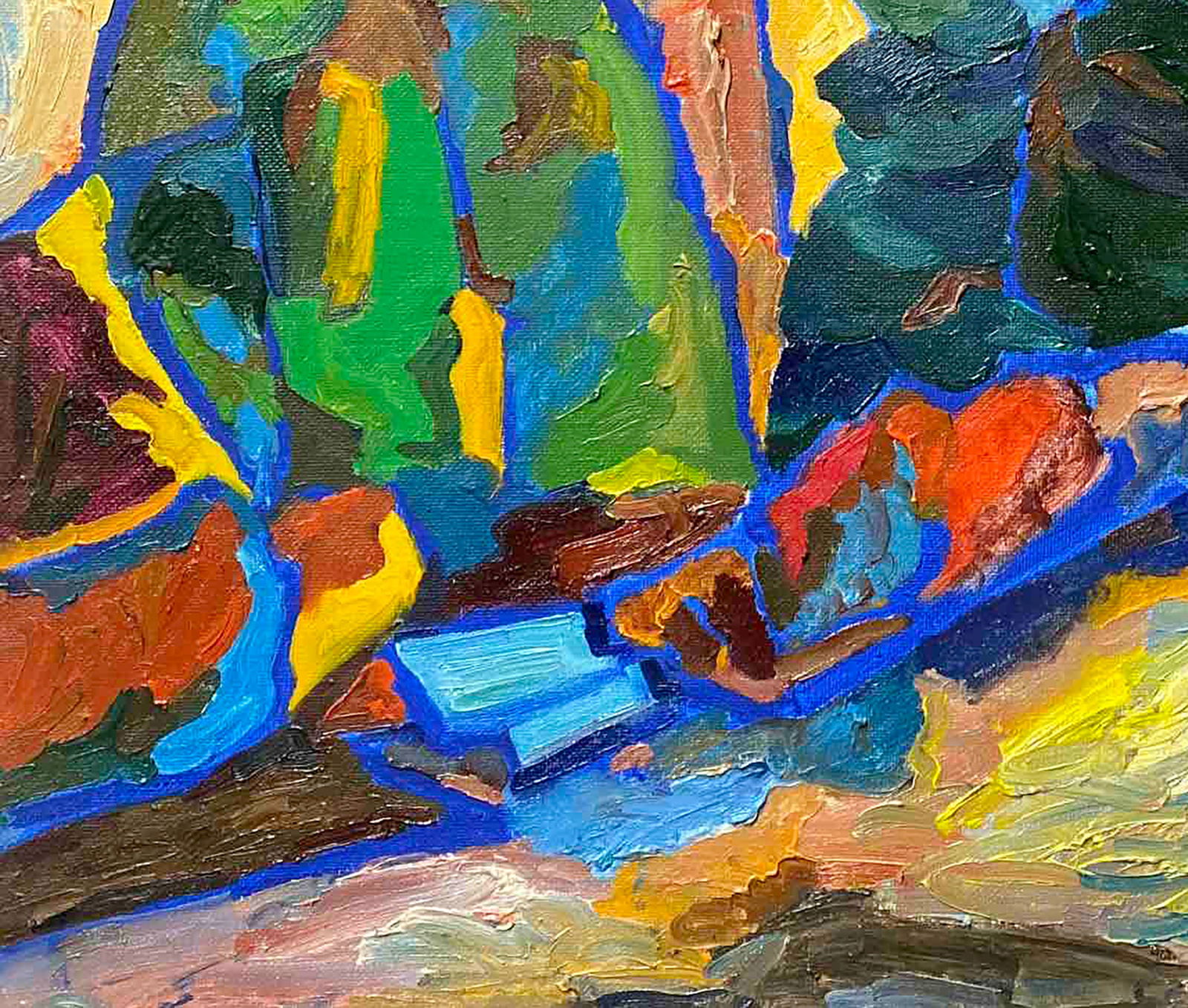 Oil painting Park near the city Anatoly Tartakovsky - 4