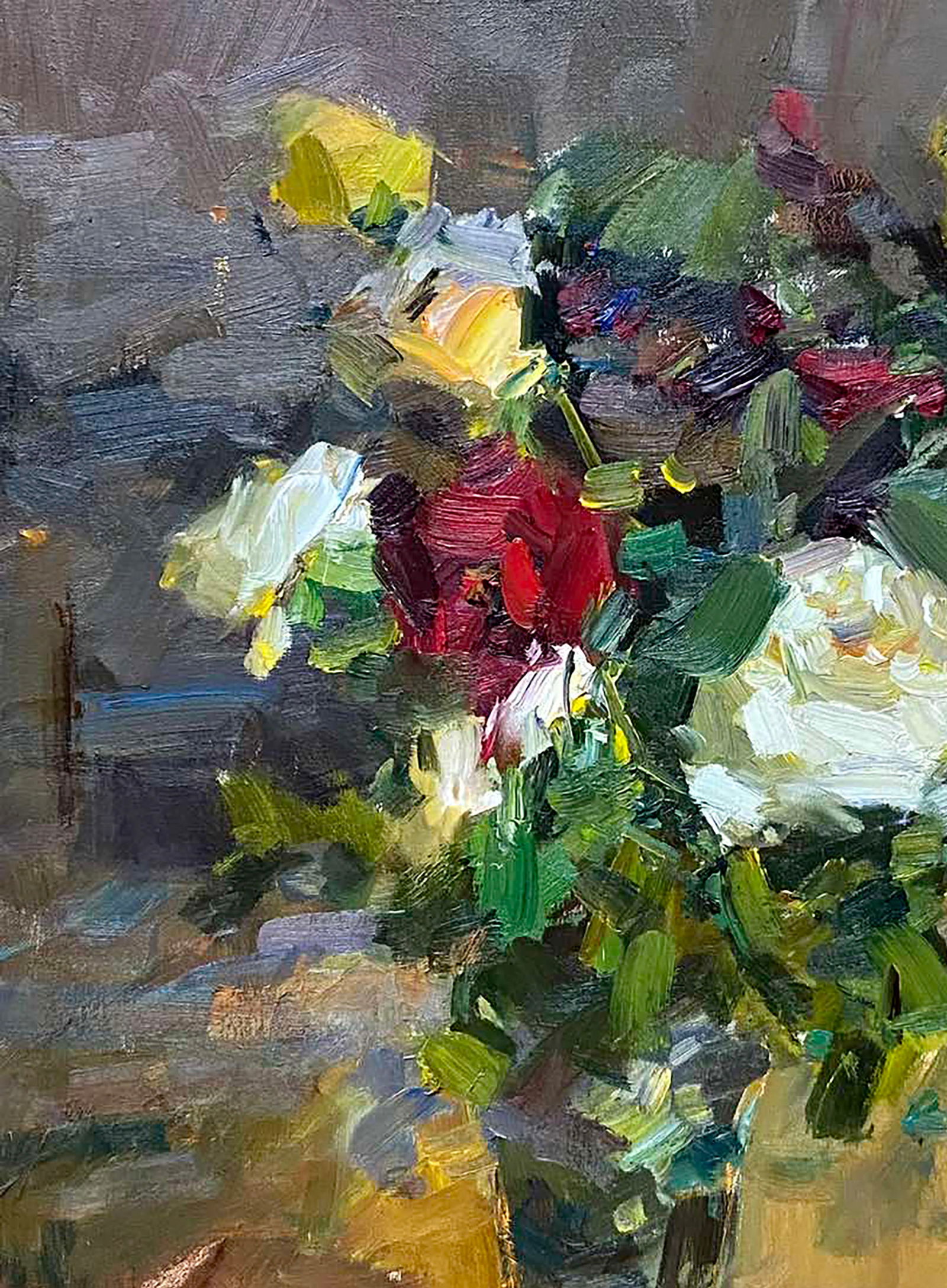 Oil painting Roses on the table Alexander Shabadey - 2