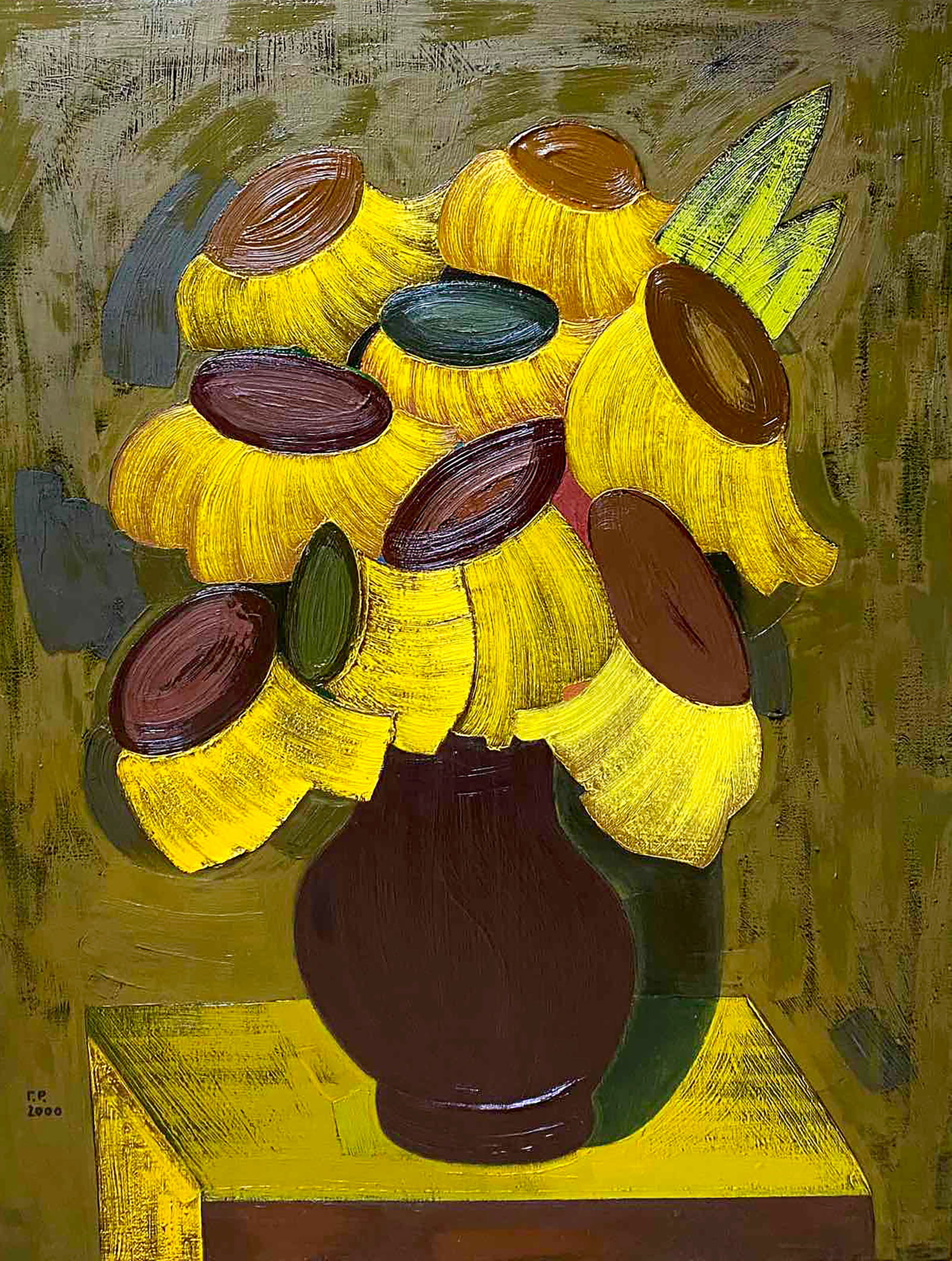 Oil painting Summer flowers Halyna Ridna: Title: Oil painting Summer flowers Halyna Ridna Description: 39POLT Painter: Halyna Ridna Size: 90x70 cm/35.43x27.55 inches Components: oil, canvas Original painting CONDITION: excellent ARTIST: Ridna