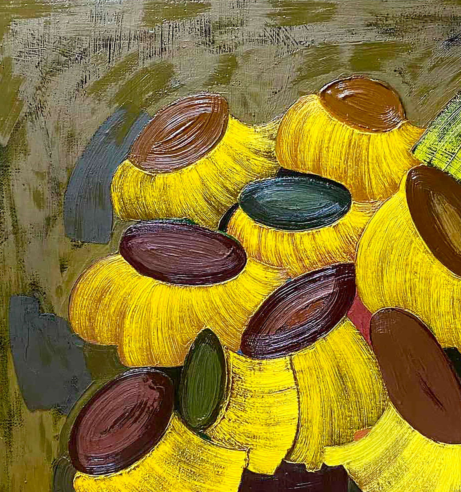 Oil painting Summer flowers Halyna Ridna - 2