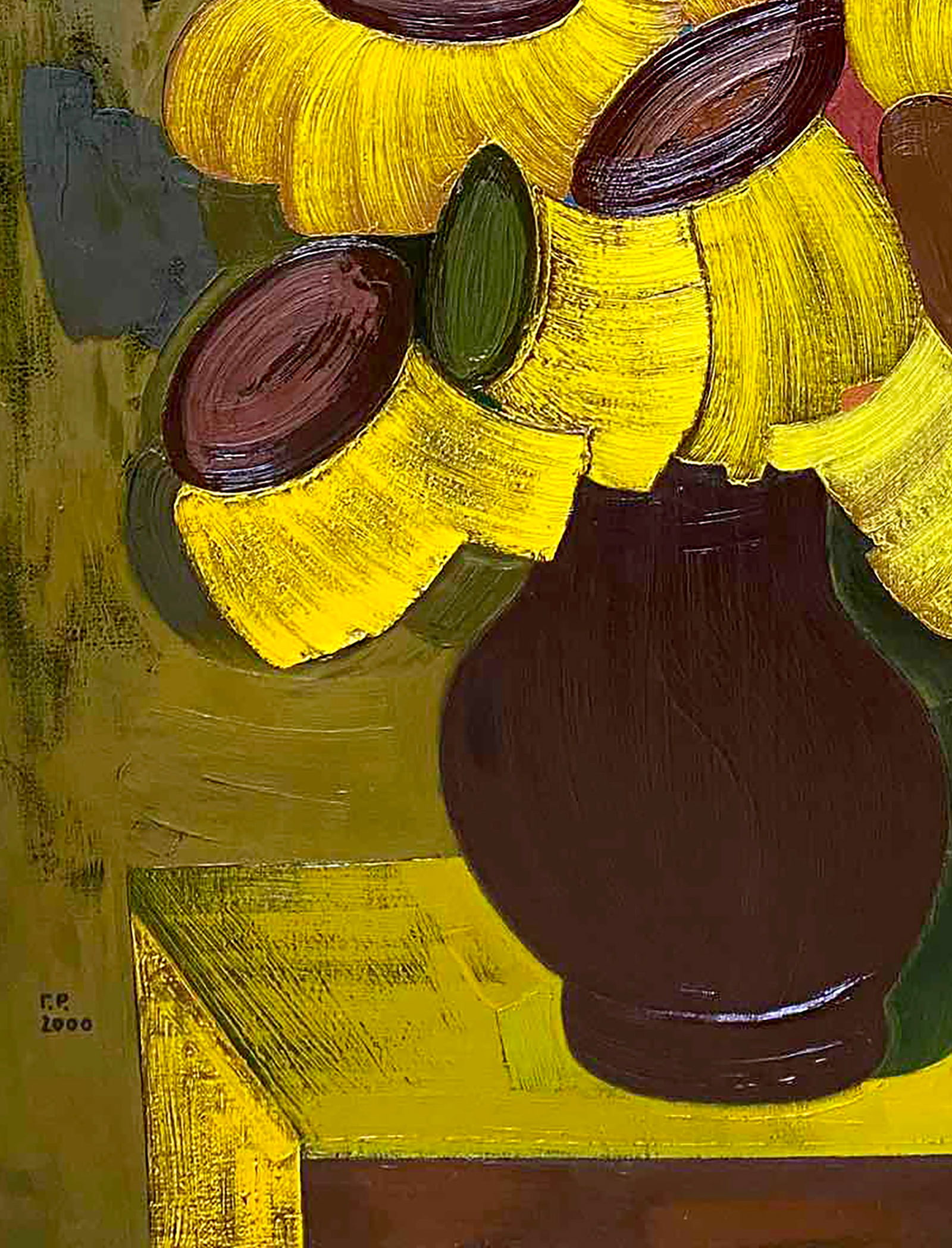 Oil painting Summer flowers Halyna Ridna - 4