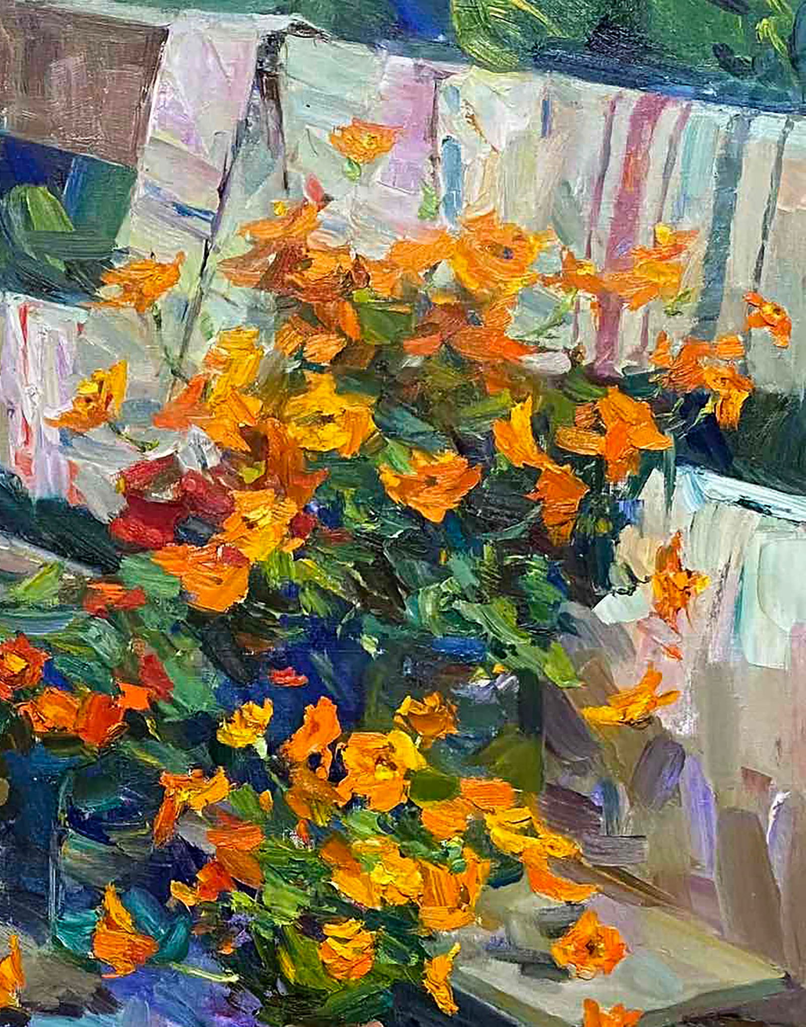 Oil painting Morning flowers Alexey Dmitriev - 3