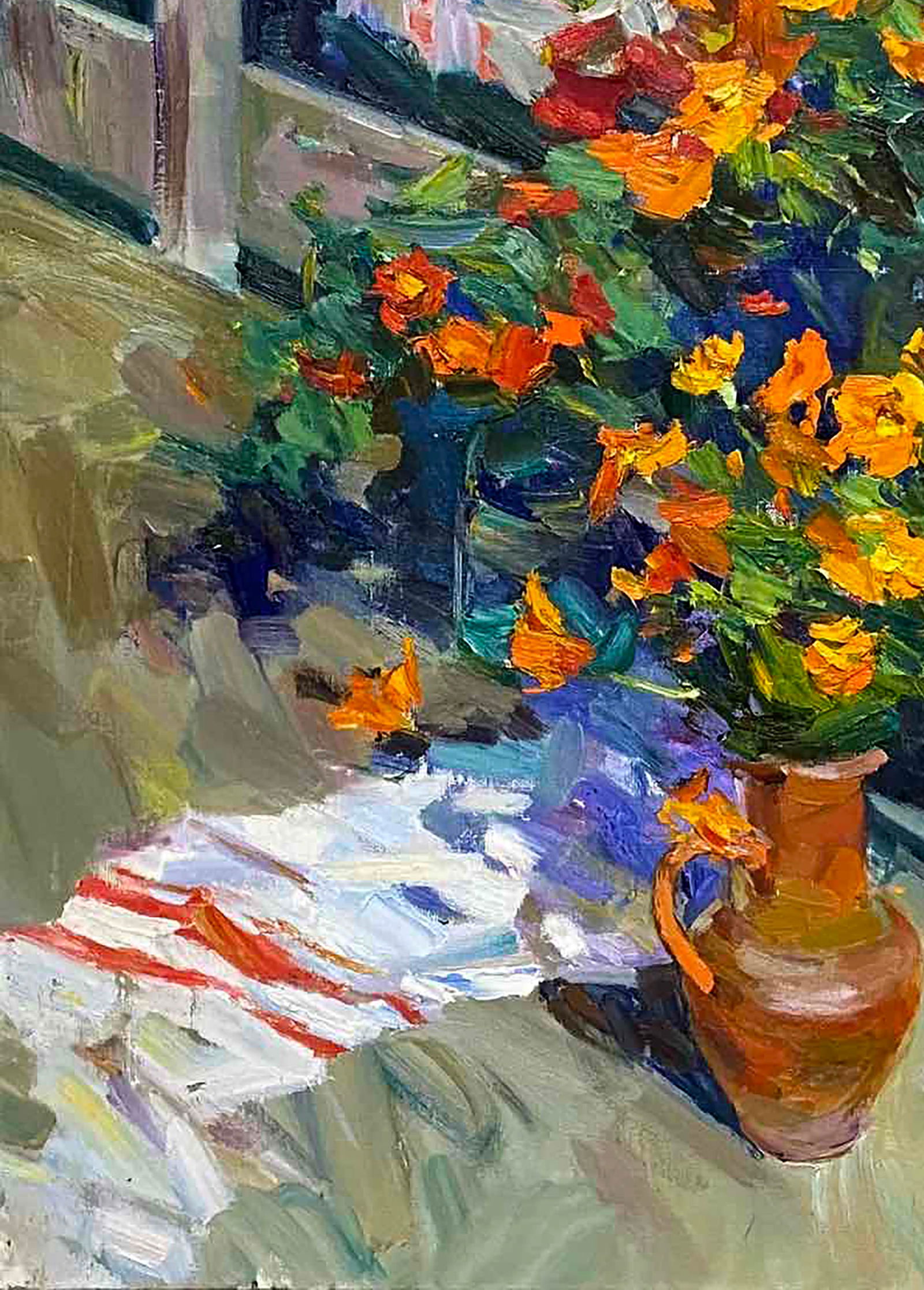 Oil painting Morning flowers Alexey Dmitriev - 4
