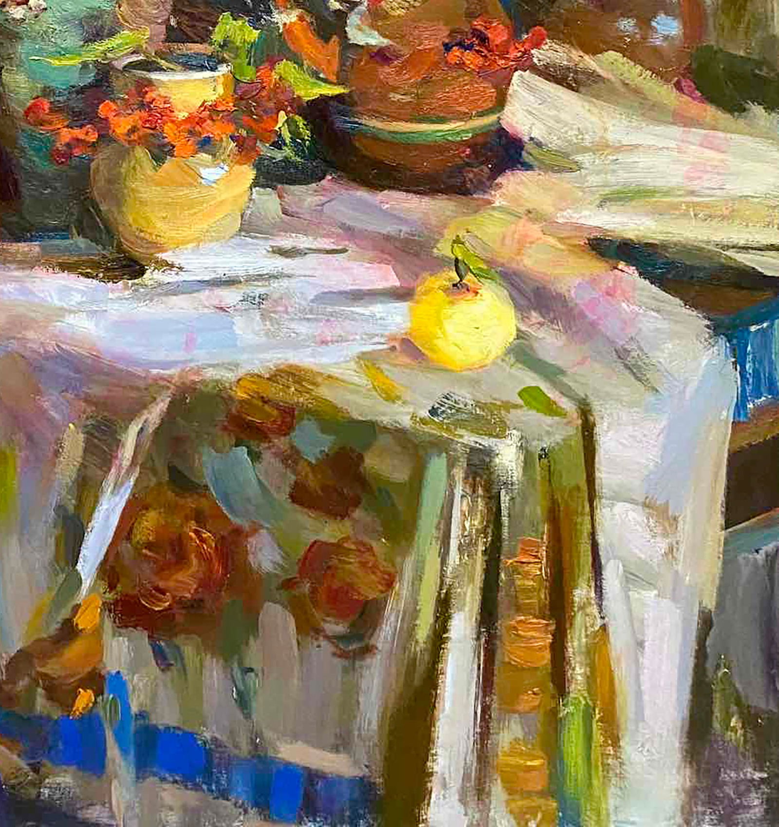 Oil painting Still life with apples Alexey Dmitriev - 5