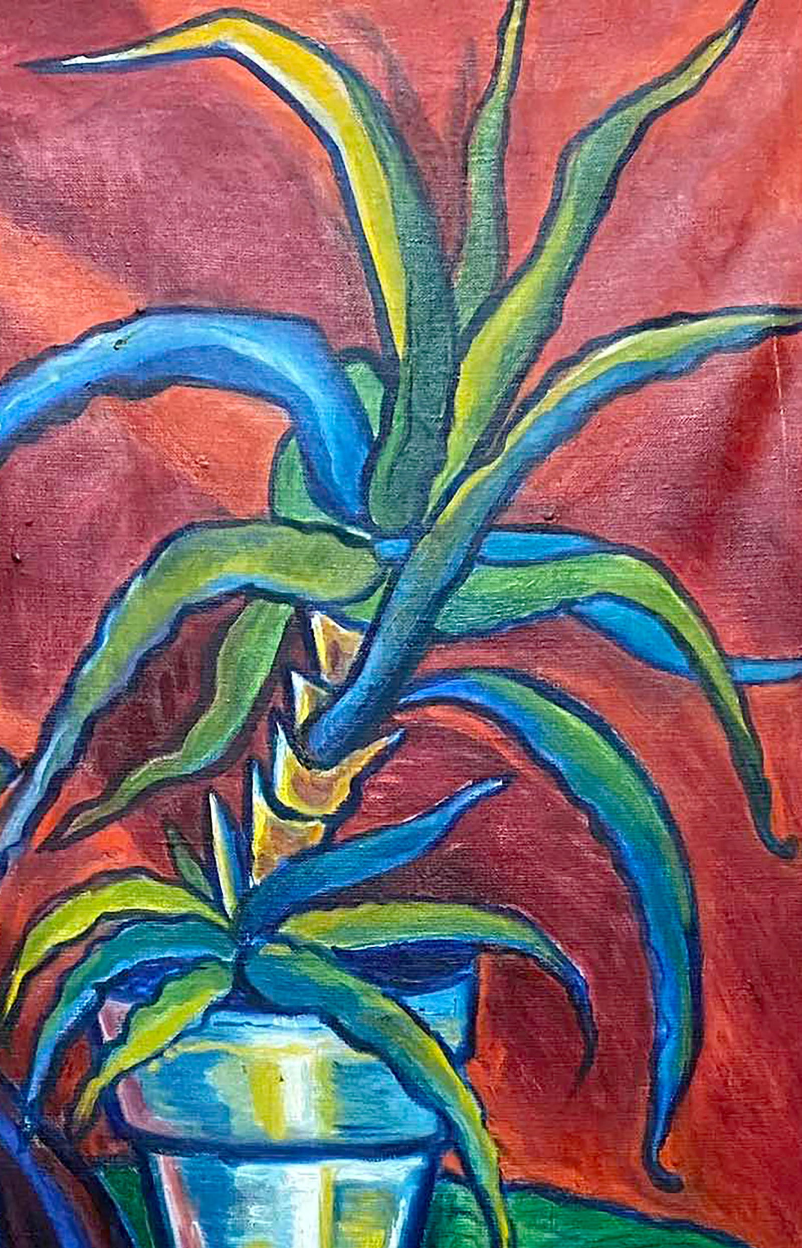 Oil painting Aloe with fruits Svetlana Chorna - 3