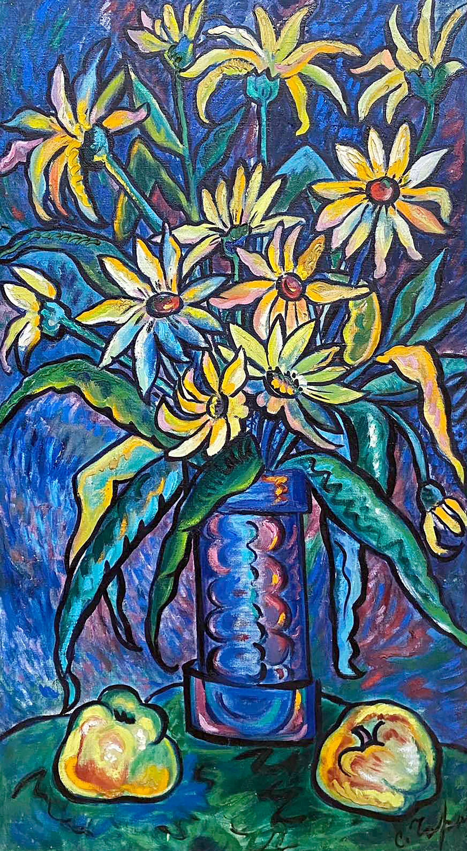 Oil painting Autumn flowers Svetlana Chorna: Title: Oil painting Autumn flowers Svetlana Chorna Description: 54POLT Painter: Svetlana Chorna Size: 50x90 cm/19.68x35.43 inches Components: oil, canvas Original painting CONDITION: excellent Reserve