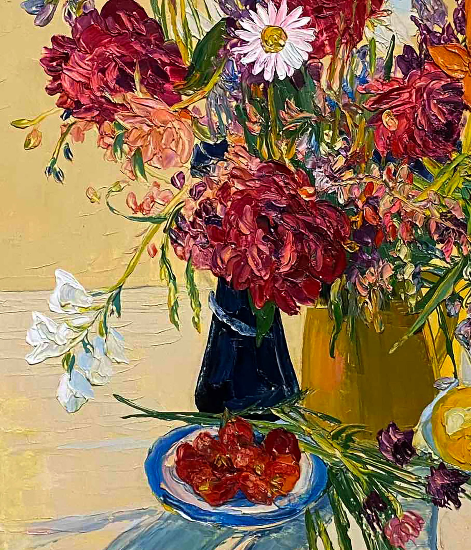 Oil painting Still life with strawberries Igor Velichko - 4