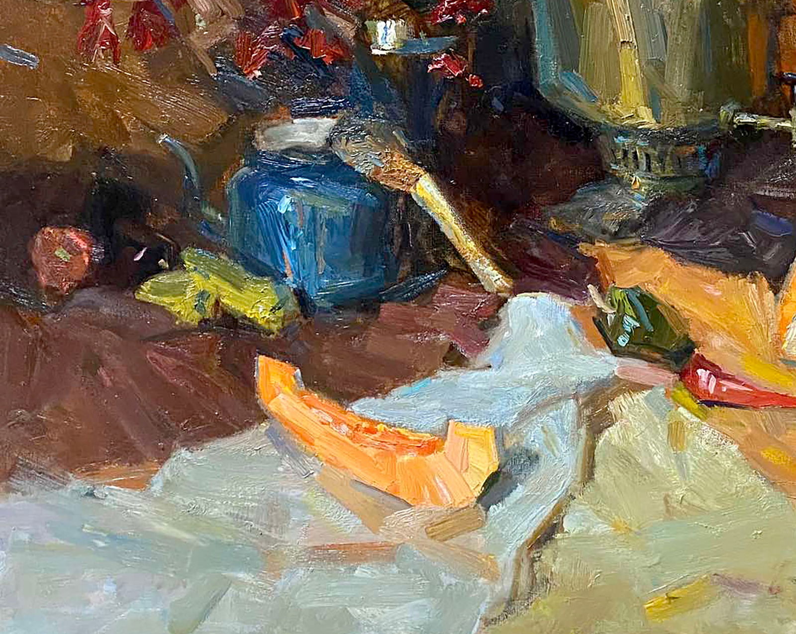 Oil painting Still life with samovar Vladimir Kovalev - 4