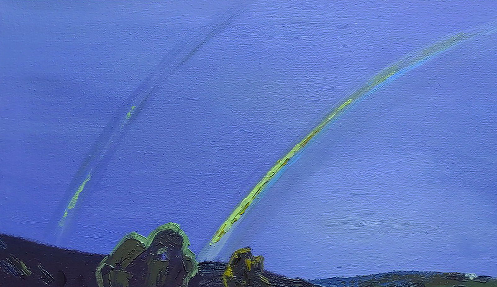 Oil painting Rainbow after the rain Yaroslav Savchyn - 2