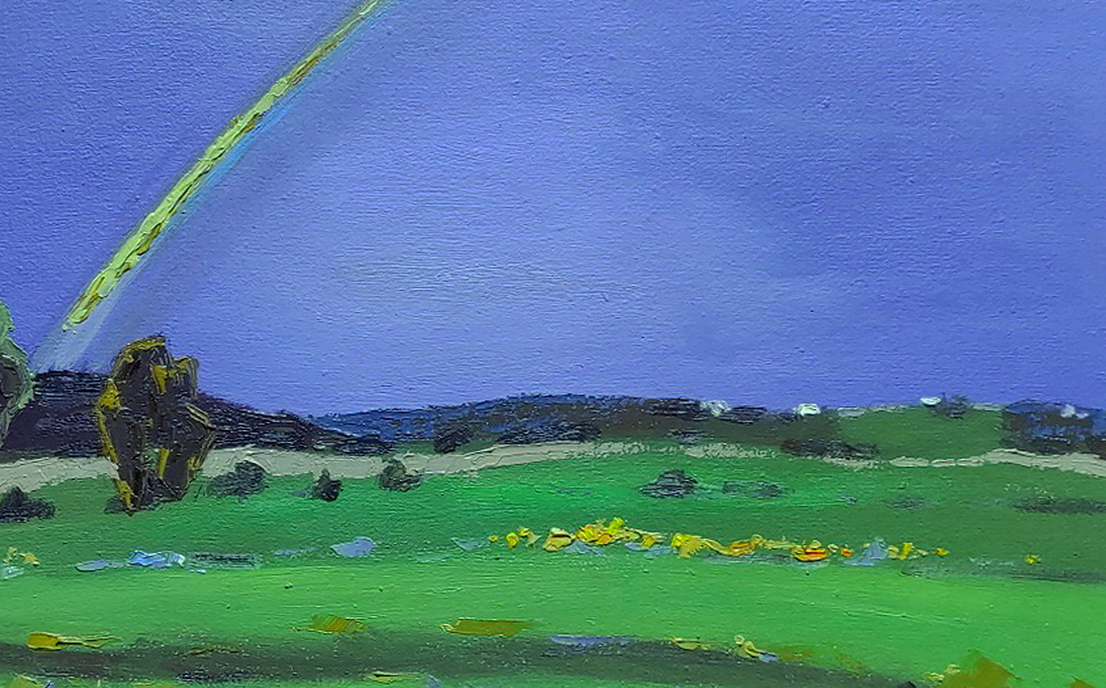 Oil painting Rainbow after the rain Yaroslav Savchyn - 5