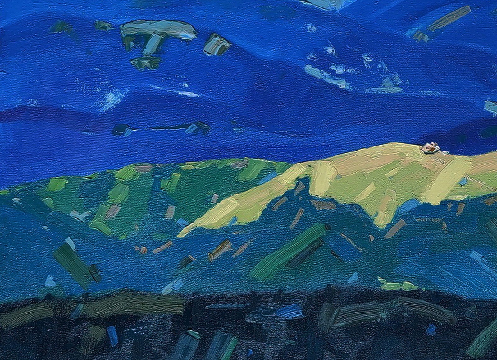 Oil painting Mountain Valley Yaroslav Savchyn - 4