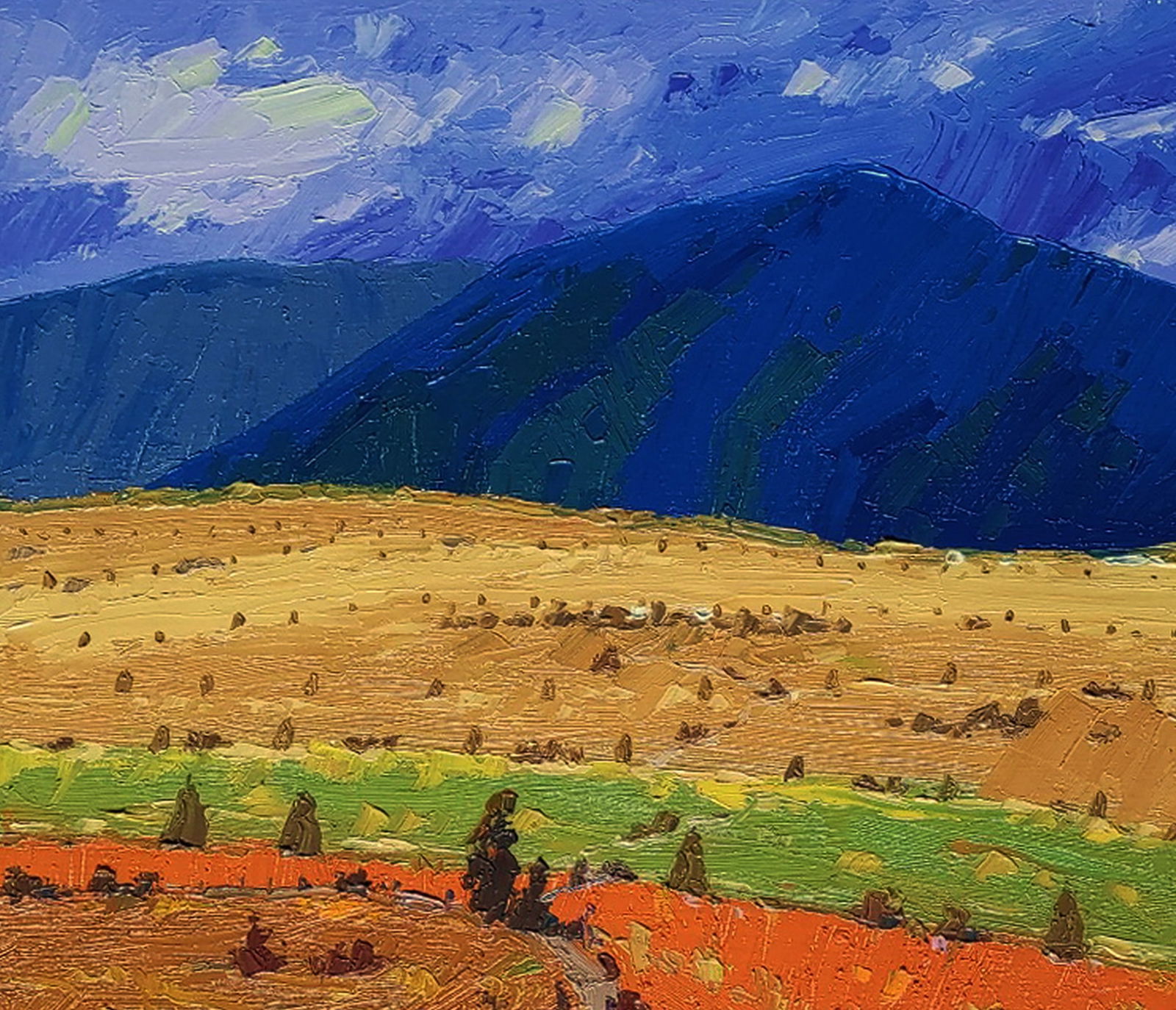 Oil painting Mountain fields Yaroslav Savchyn - 2