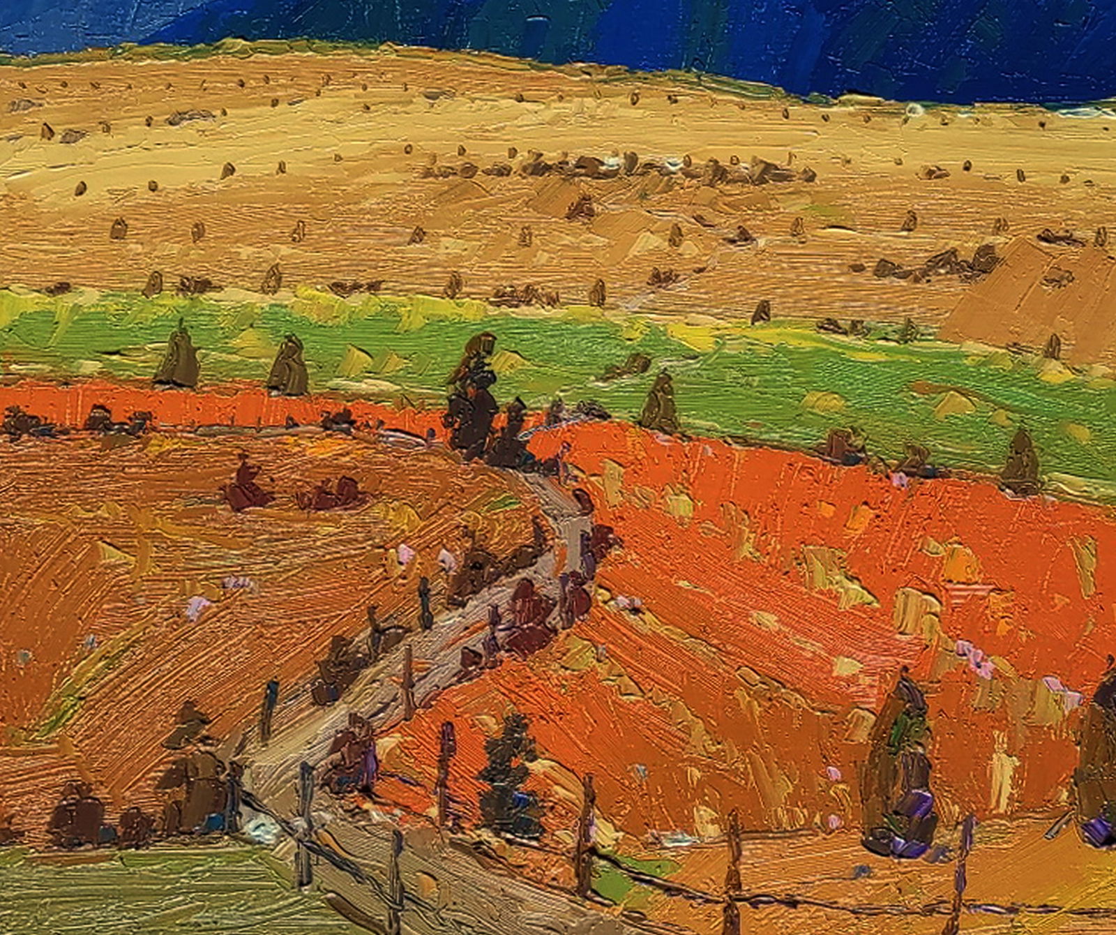 Oil painting Mountain fields Yaroslav Savchyn - 4