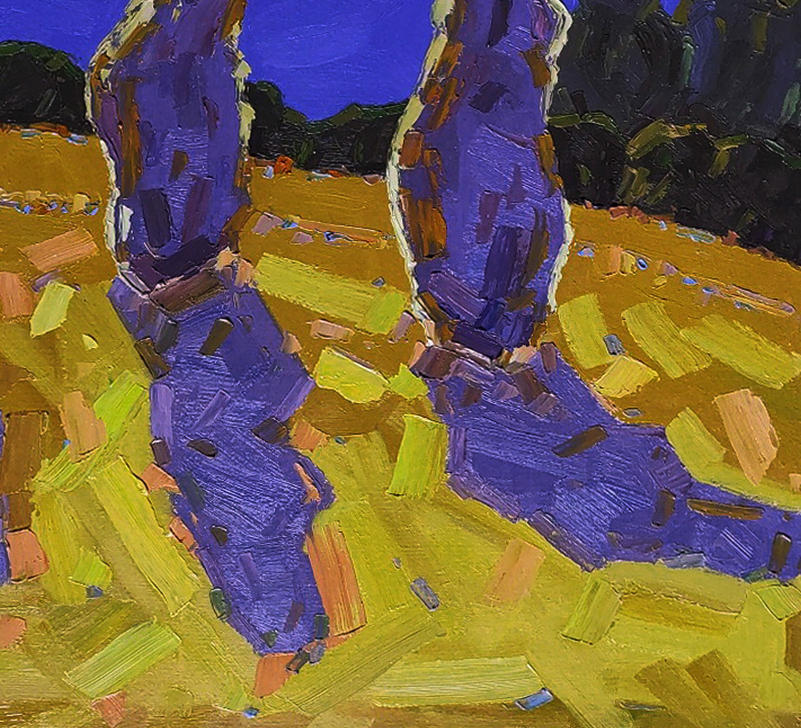 Oil painting Shadows from a haystack Yaroslav Savchyn - 5