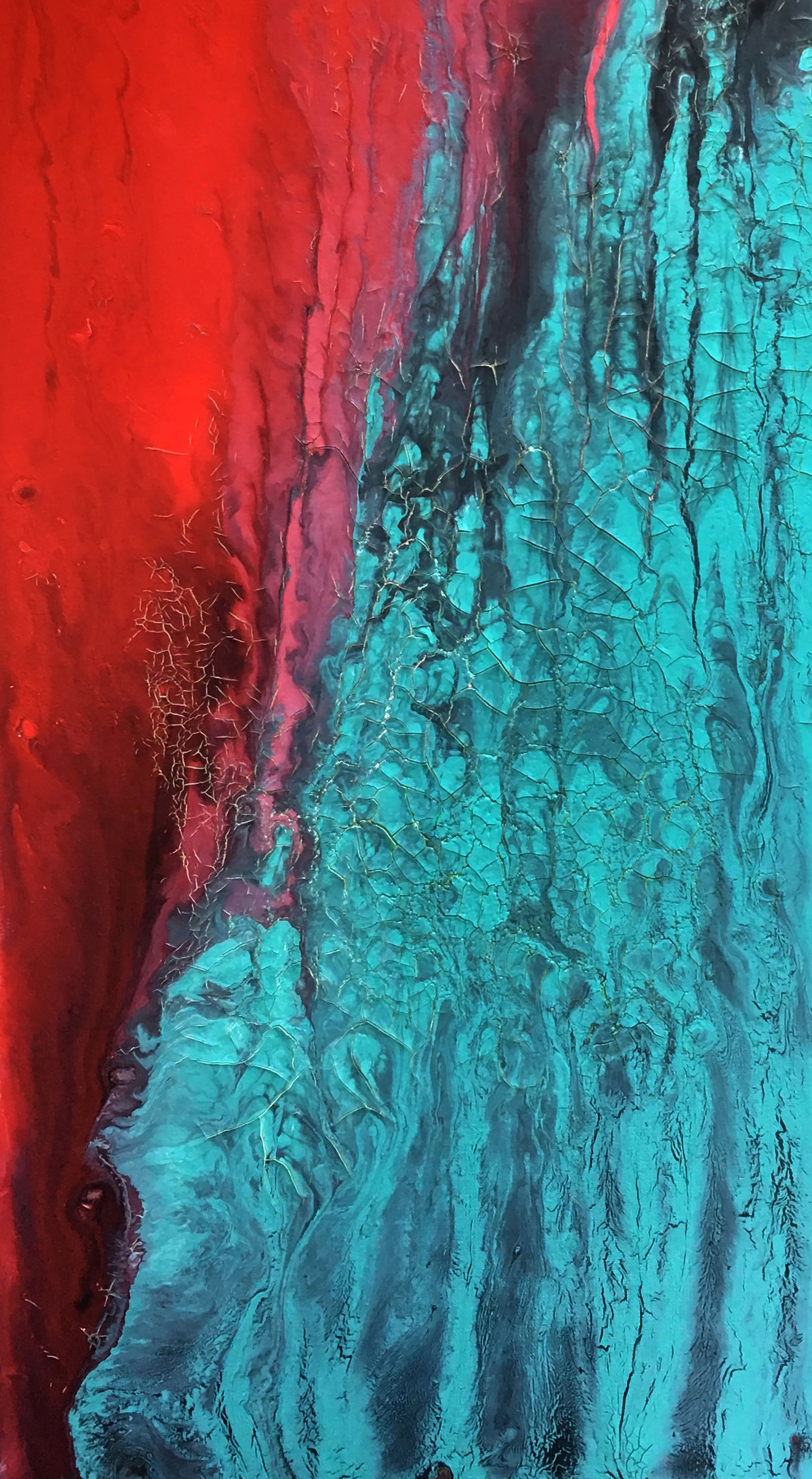 Acrylic painting Clash of the Elements Irina Sitaylo - 4