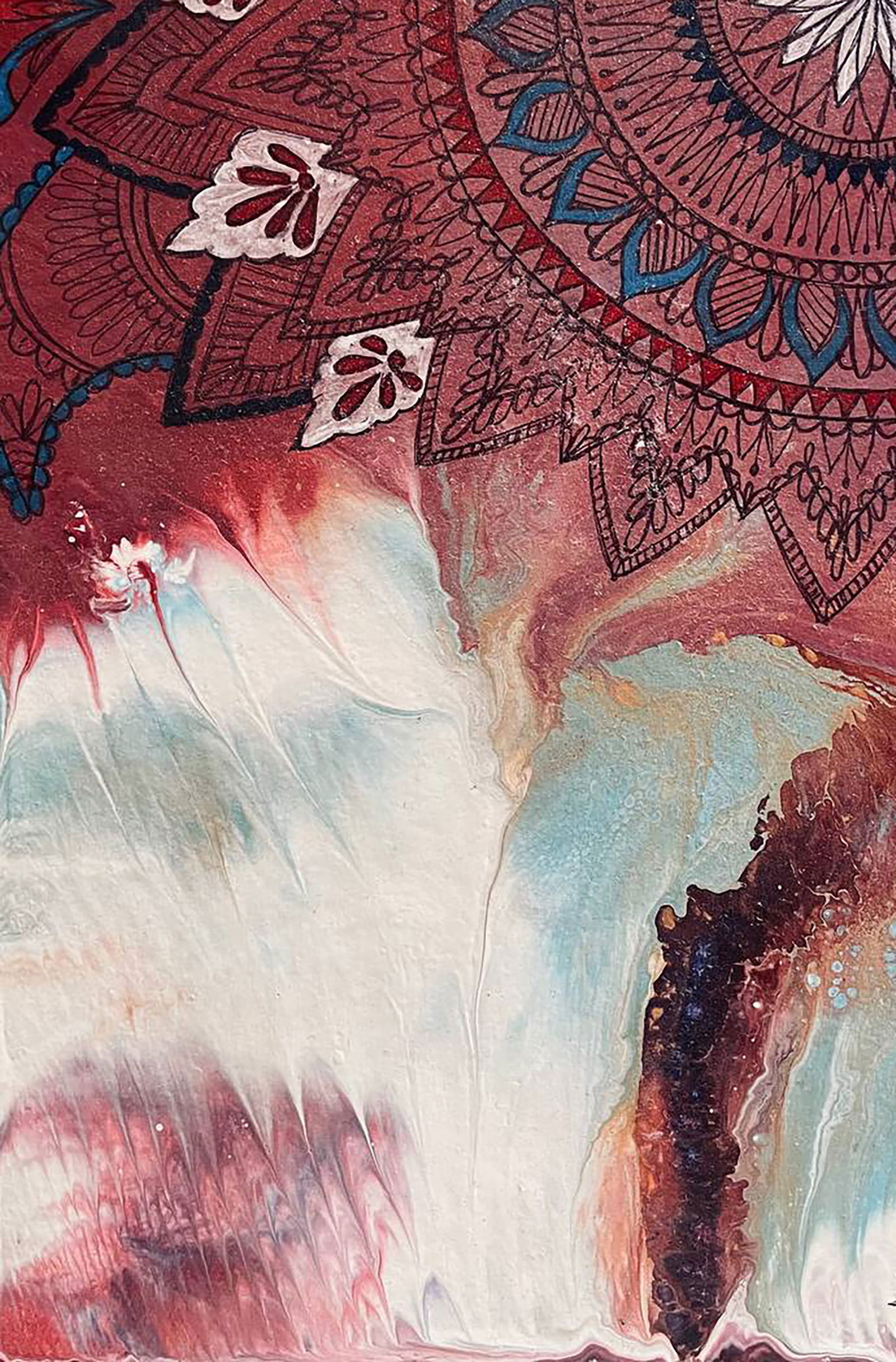 Acrylic painting Mandala of Harmony and Happiness Irina Sitaylo - 4