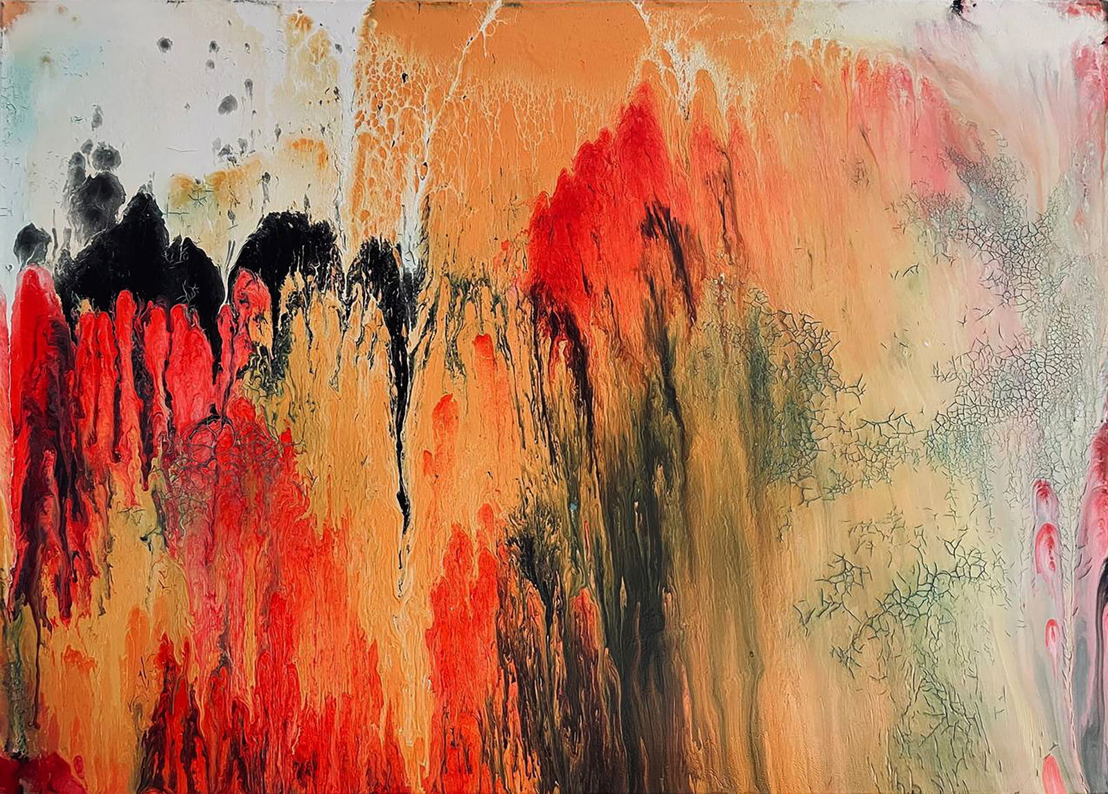 Acrylic painting A Touch of Autumn Irina Sitaylo: Title: Acrylic painting A Touch of Autumn Irina Sitaylo Description: 14SITA Painter: Irina Sitaylo Size: 70x50 cm/27.55x19.68 inches Components: acrylic, canvas Original painting CONDITION: excellent