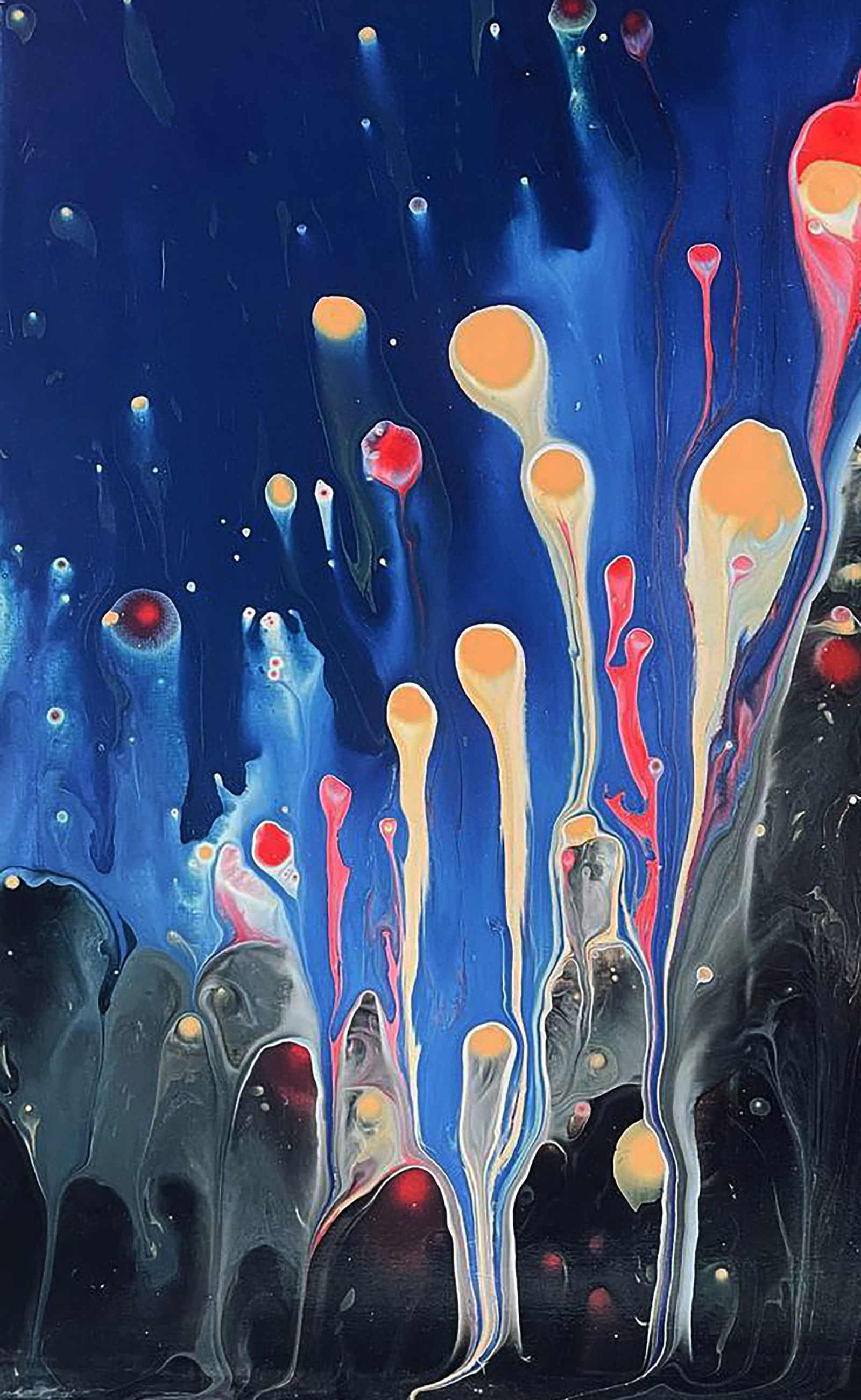 Acrylic painting Lanterns of Gratitude Irina Sitaylo - 4