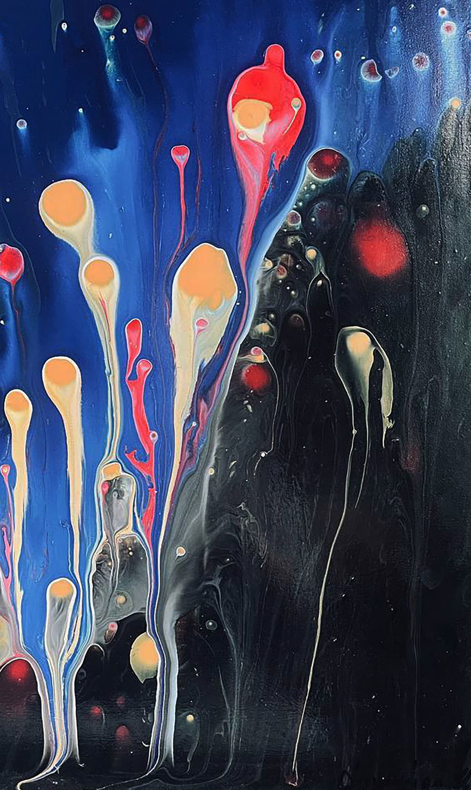 Acrylic painting Lanterns of Gratitude Irina Sitaylo - 5