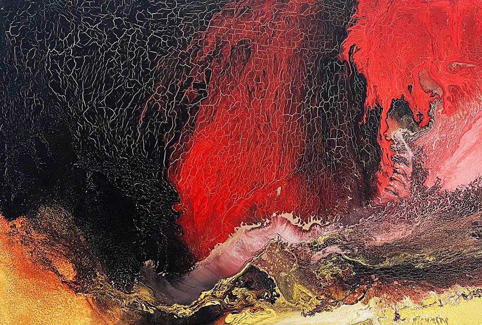 Acrylic painting Energy and Time Irina Sitaylo - 2