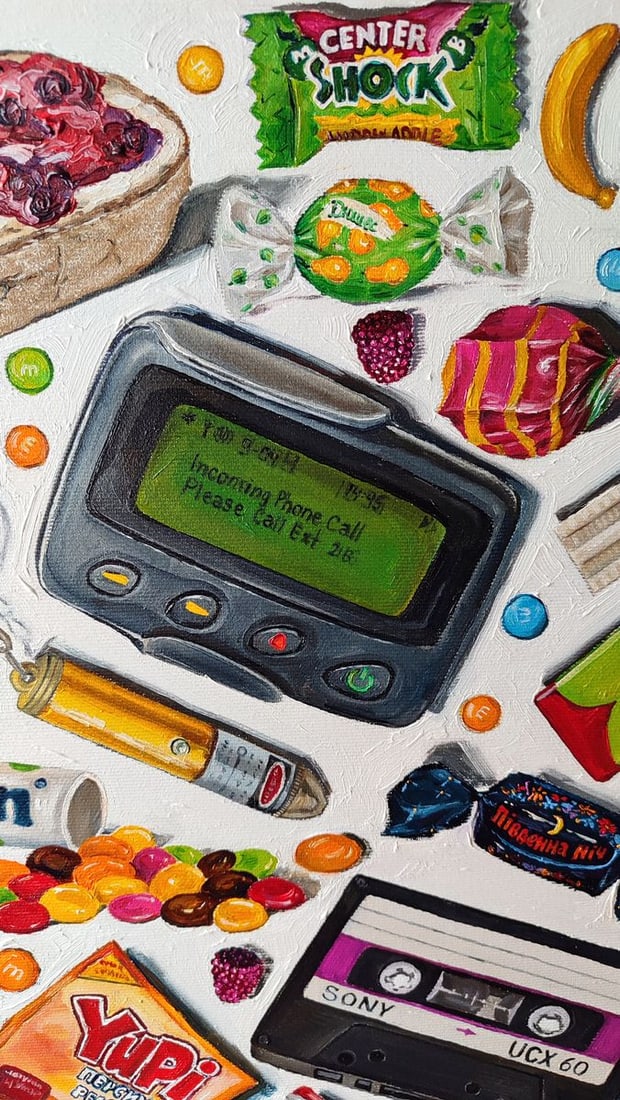 Oil painting Smells like teen spirit Oksana Sklym - 11