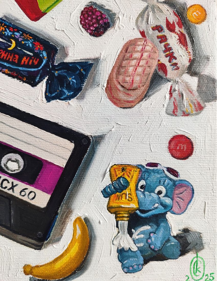 Oil painting Smells like teen spirit Oksana Sklym - 13