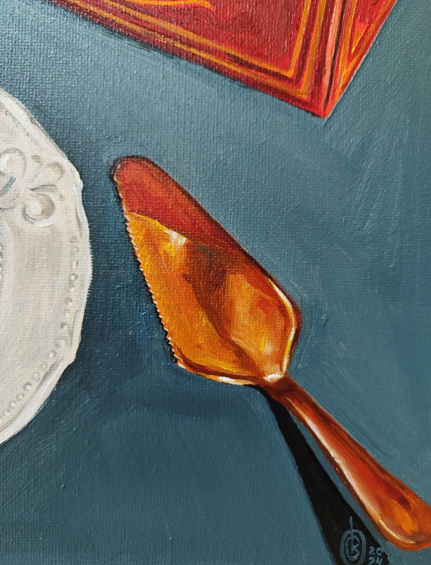 Oil painting Desert on the table Oksana Sklym - 8