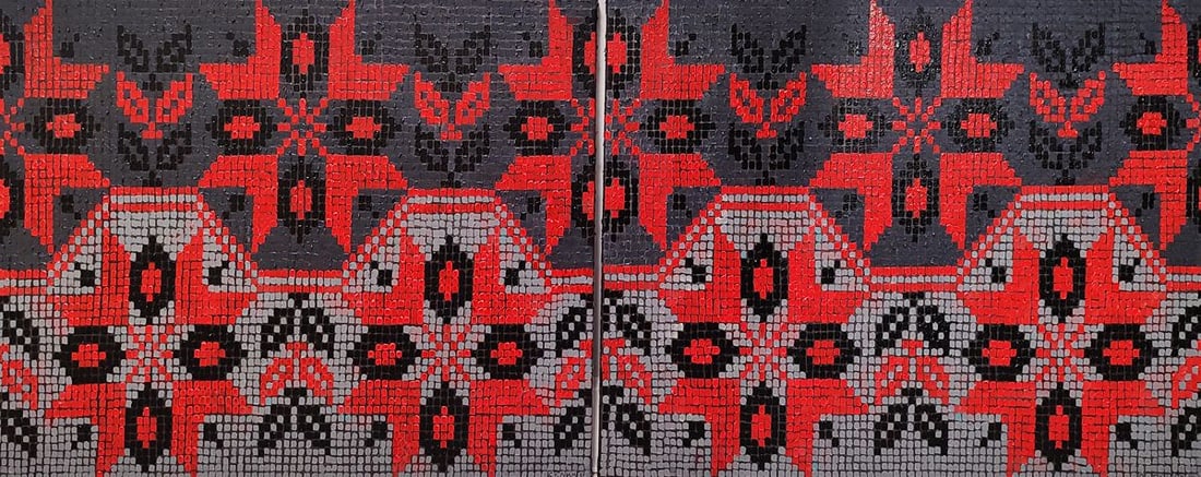 Oil painting Colorful ornament Oksana Sklym: Title: Oil painting Colorful ornament Oksana Sklym Description: 16SKLIM Painter: Oksana Sklym Size: 40x100 cm/15.74x39.37 inches Components: oil, canvas Original painting - Diptych CONDITION: excellen