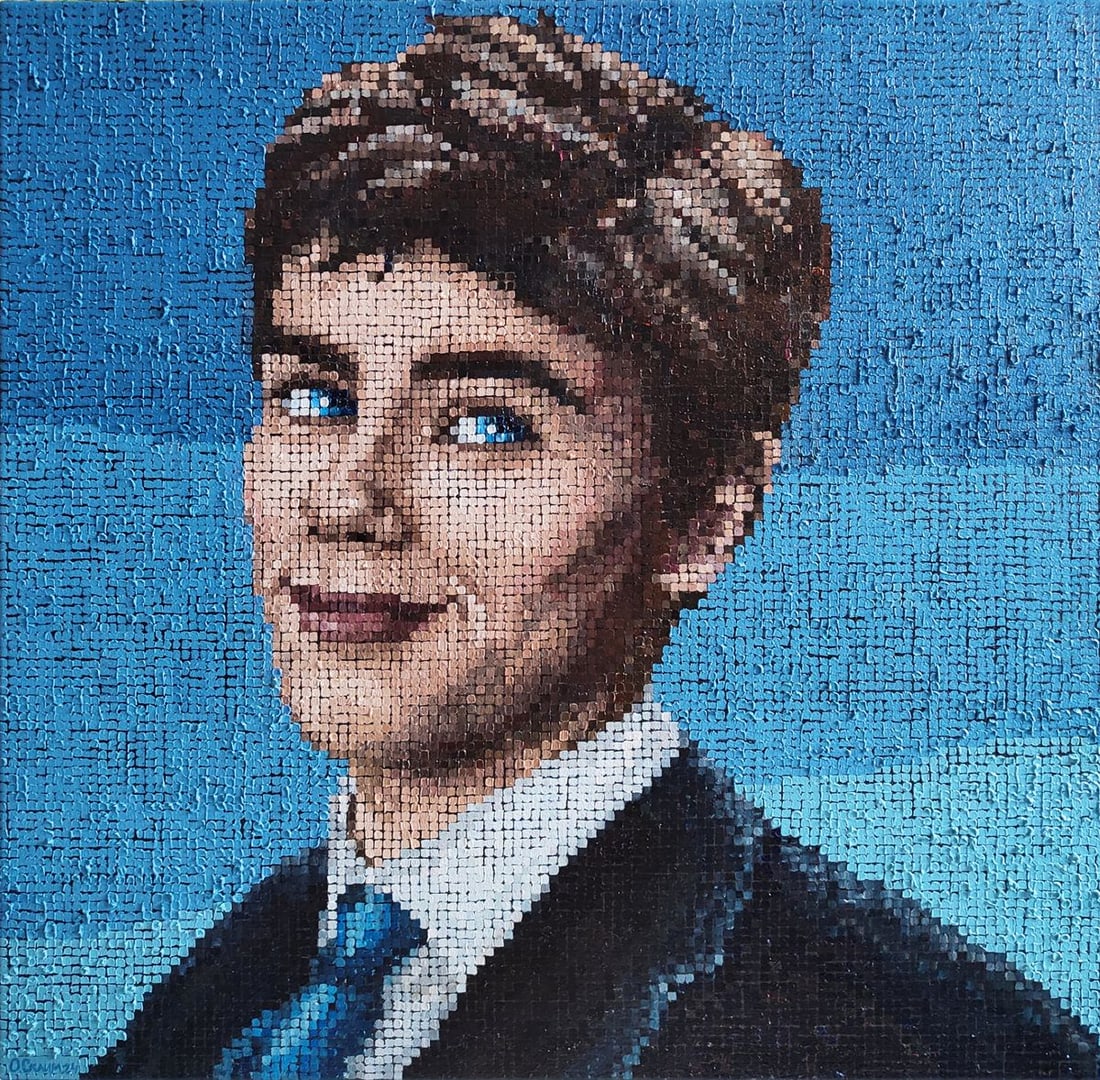 Oil painting Portrait of a young couple Oksana Sklym - 2