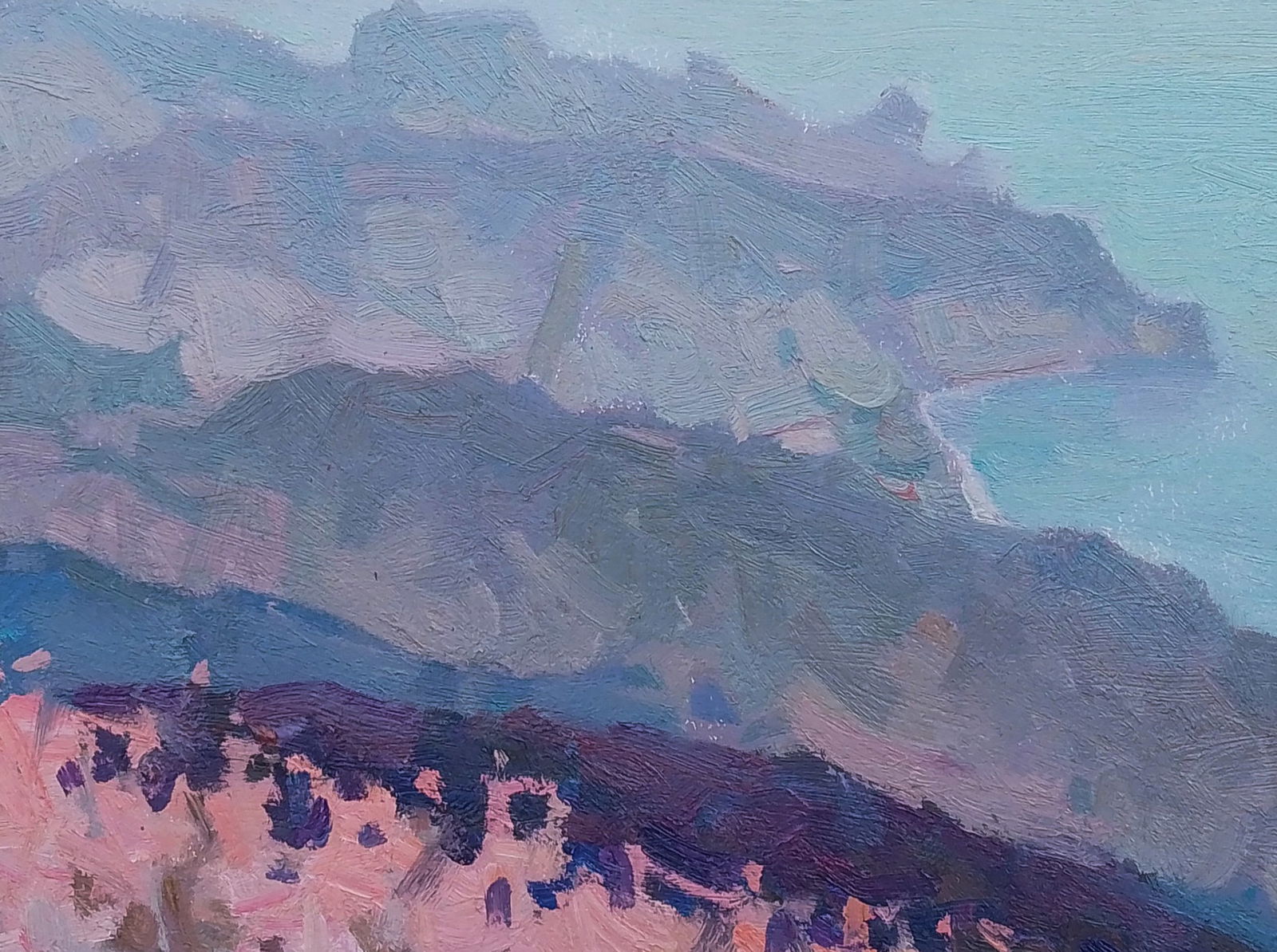 Oil painting Mountain daylight Igor Tuzhikov - 6