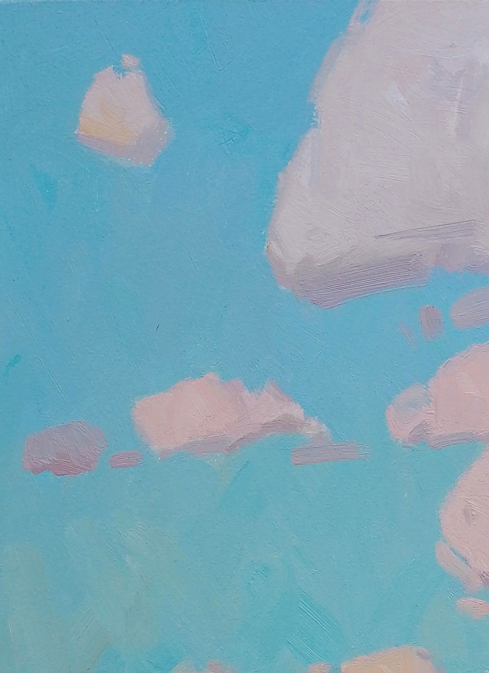 Oil painting Autumn village in the distance Igor Tuzhikov - 4