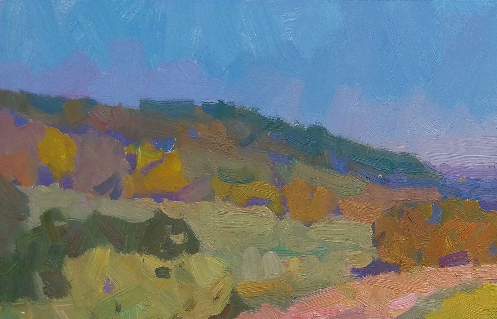 Oil painting October autumn light Igor Tuzhikov - 4