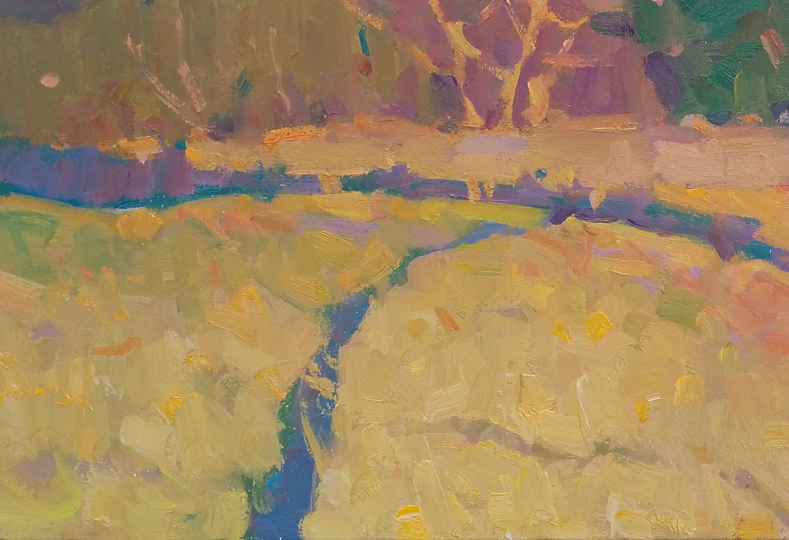 Oil painting Autumn contrasts fields Igor Tuzhikov - 3