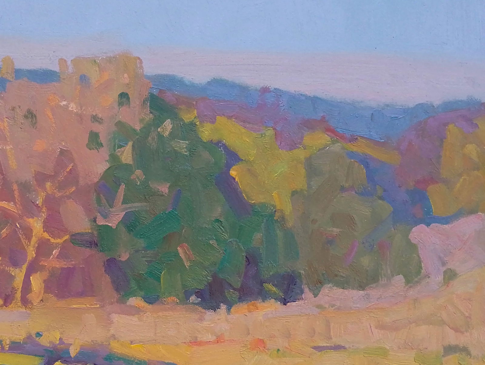 Oil painting Autumn contrasts fields Igor Tuzhikov - 5