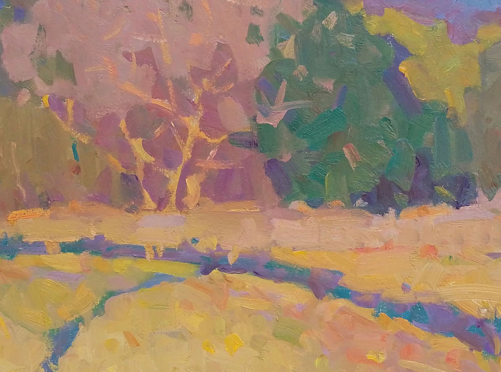 Oil painting Autumn contrasts fields Igor Tuzhikov - 6